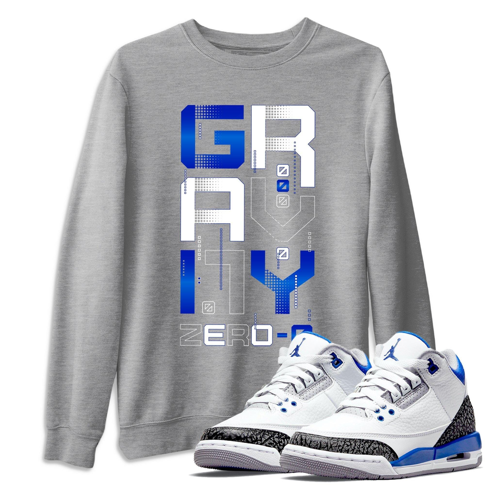 Zero Gravity Unisex Tops - Air Jordan 3 Racer Blue