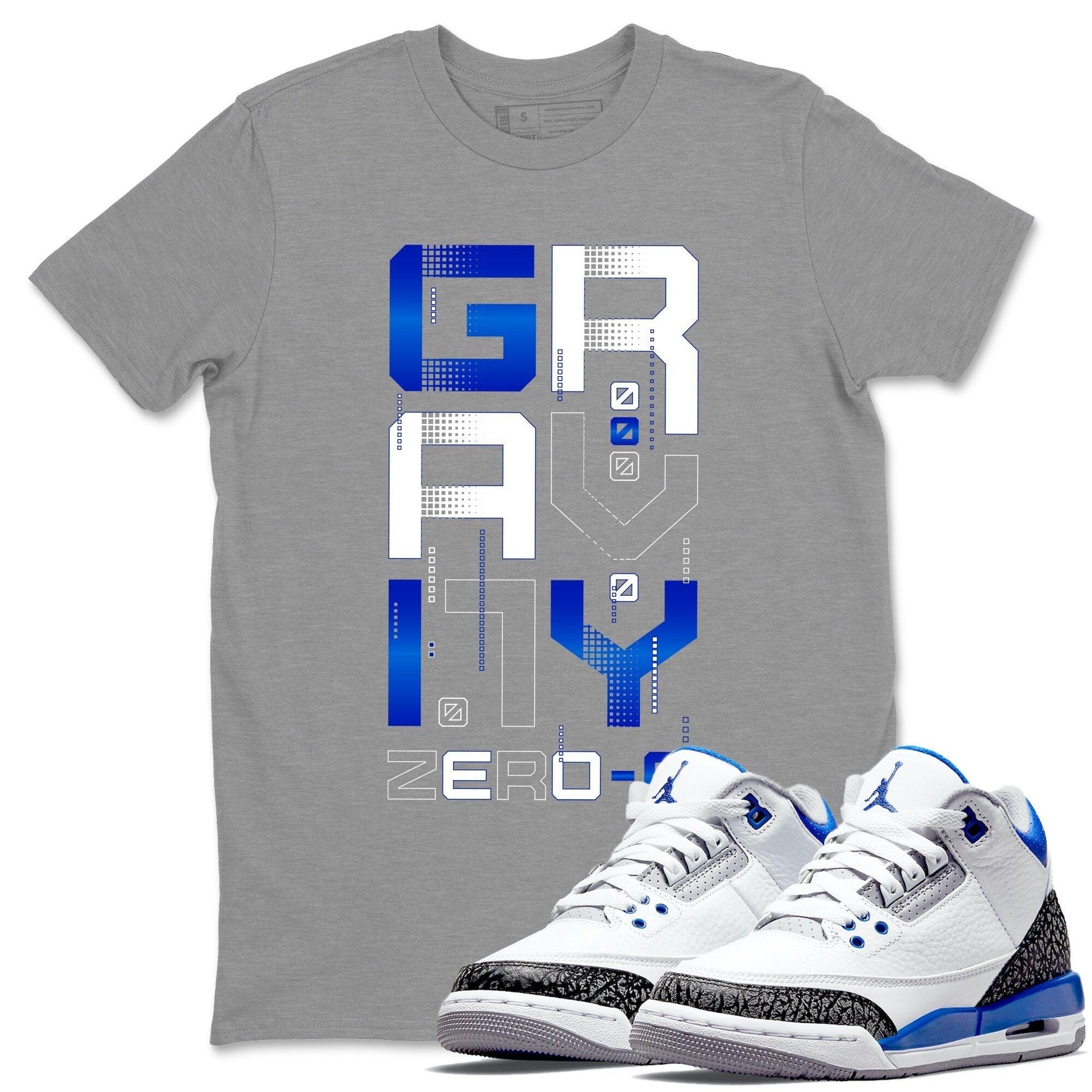 Zero Gravity Unisex Tops - Air Jordan 3 Racer Blue