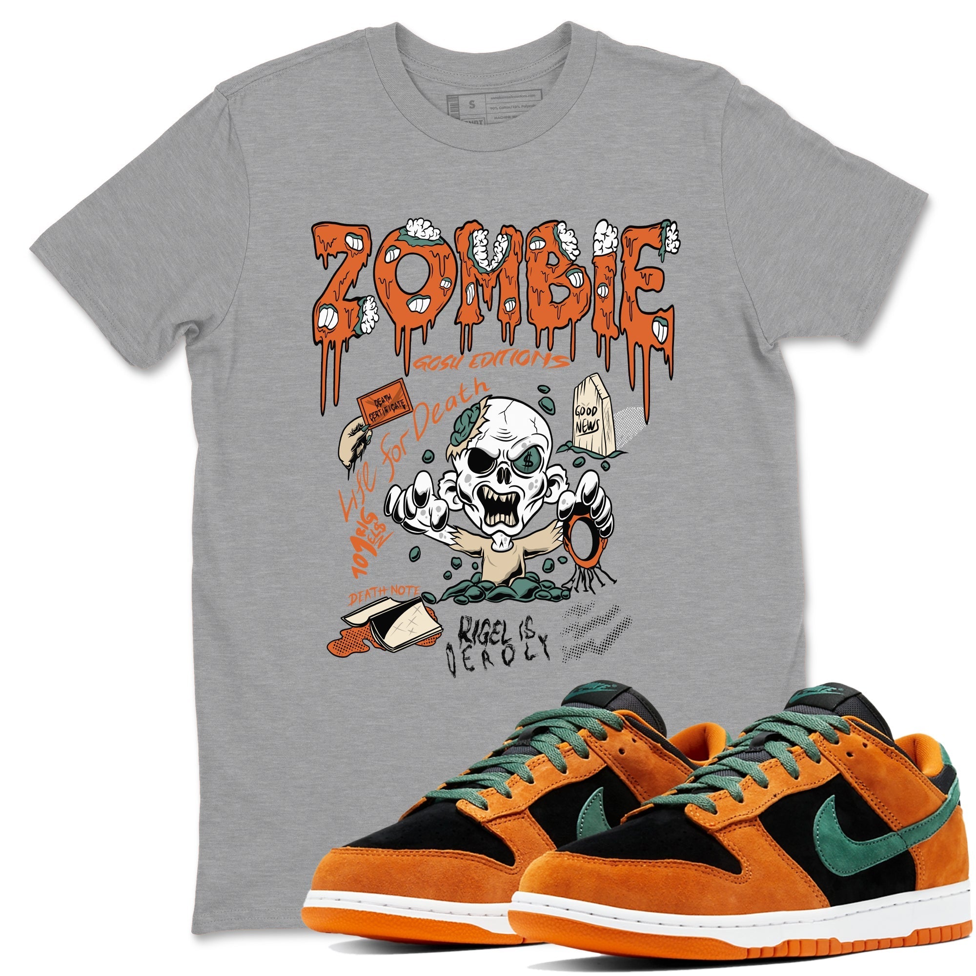Zombie Grave snkmatch Tees - Dunk Ceramic