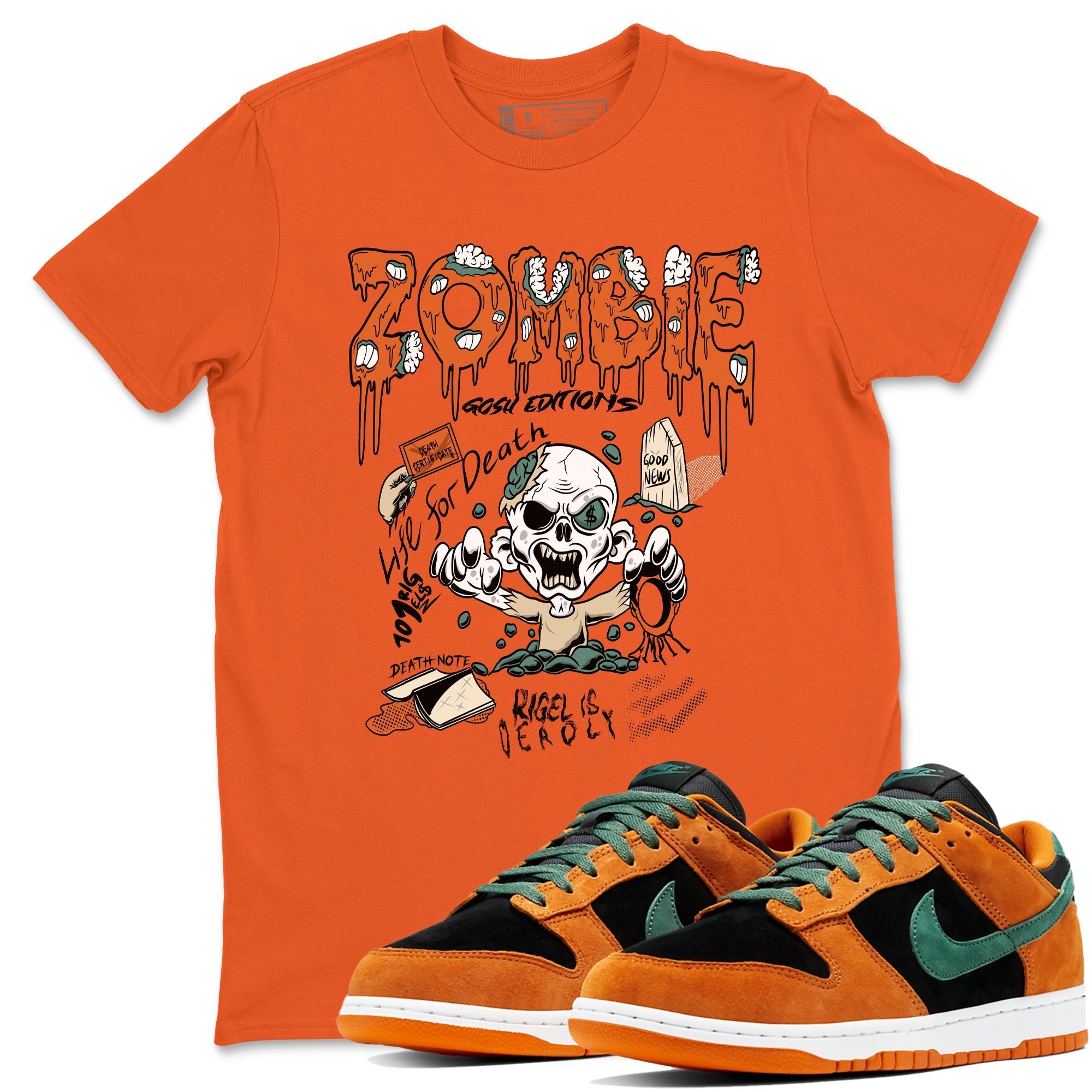 Zombie Grave snkmatch Tees - Dunk Ceramic
