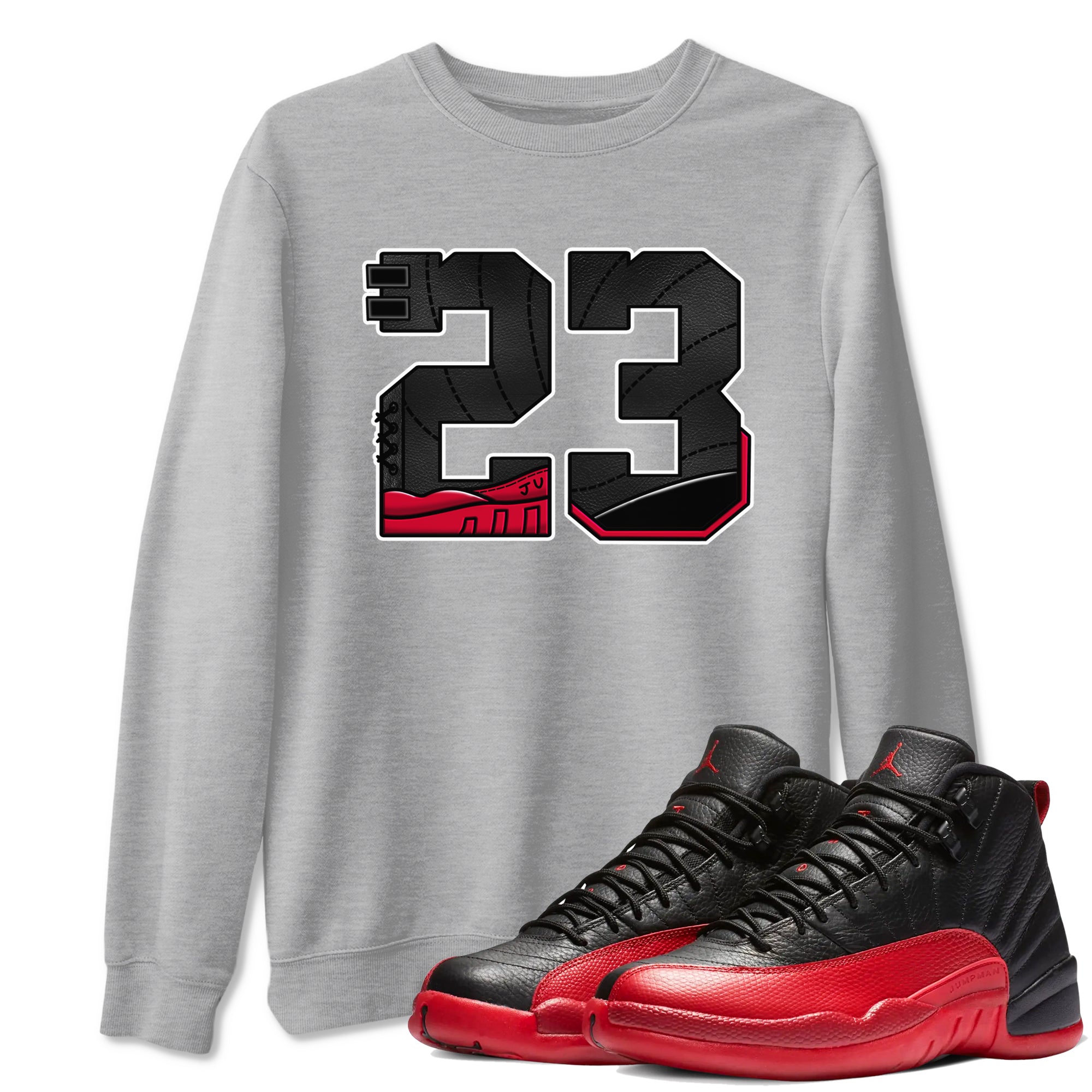 23 snkmatch Tees - Air Jordan 12 Flu Game