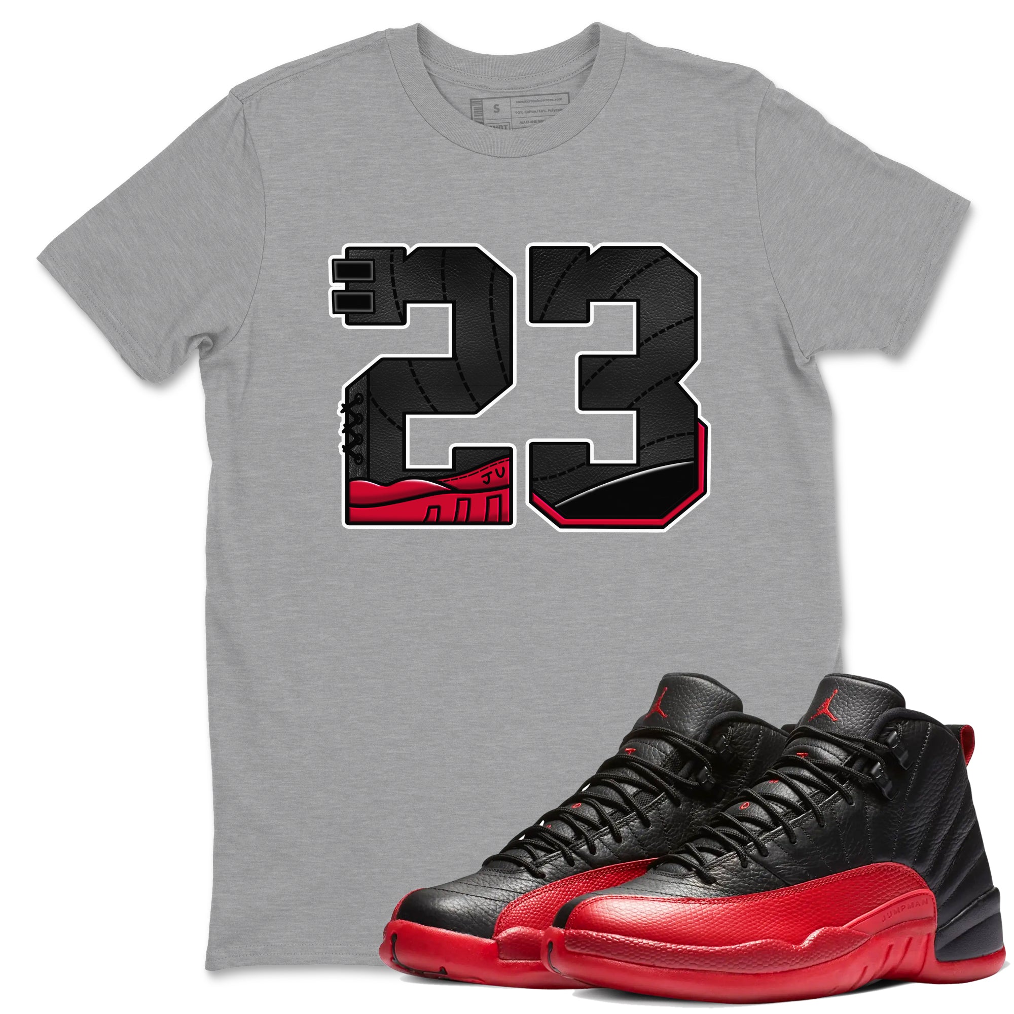23 snkmatch Tees - Air Jordan 12 Flu Game
