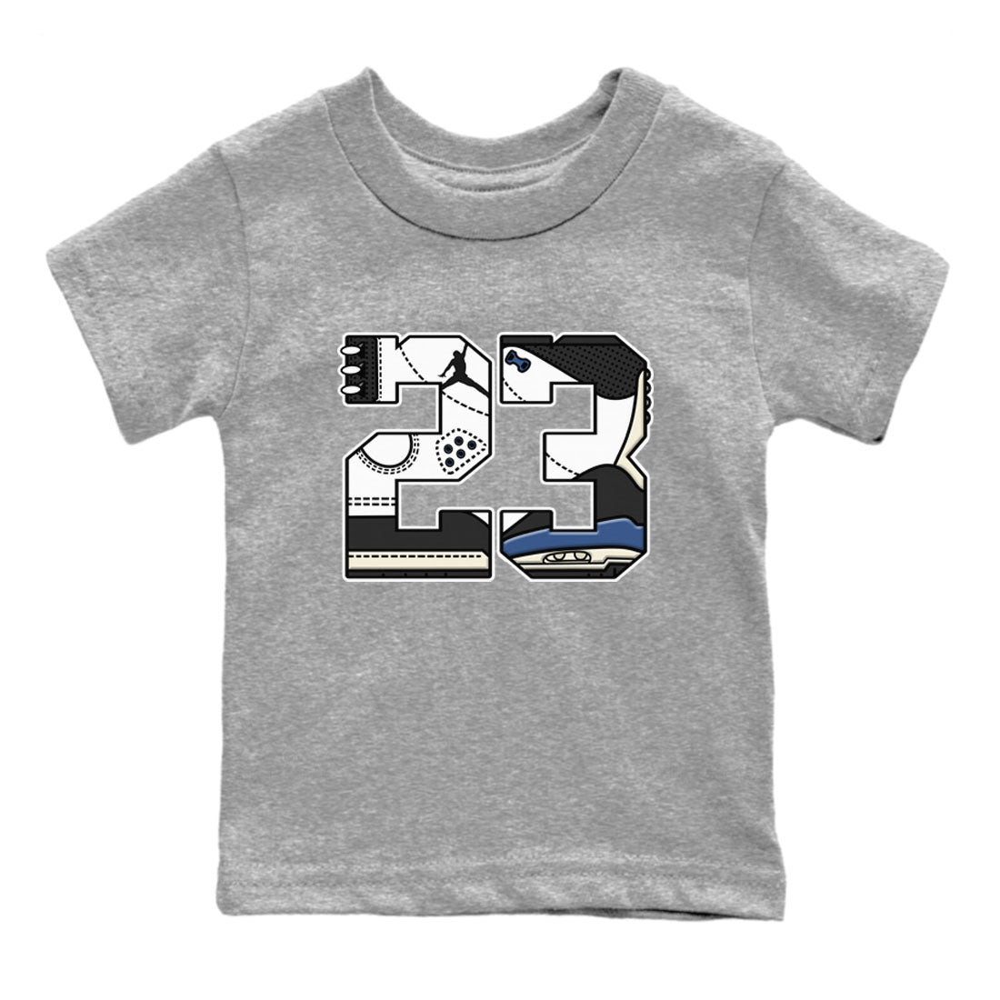 23 snkmatch Tees Kids - Air Jordan 3 A Ma Maniere x Diffused Blue