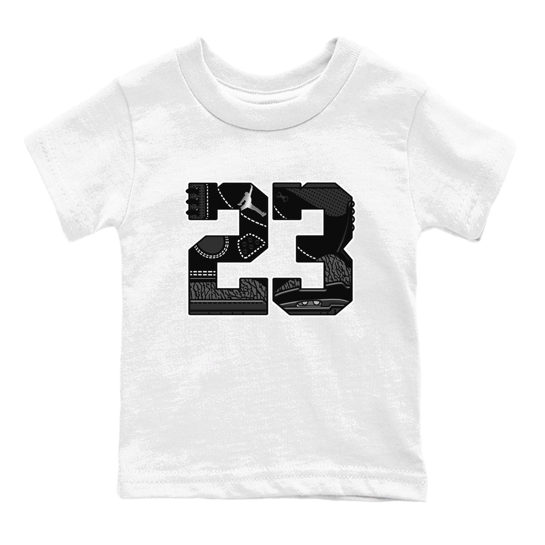 23 snkmatch Tees Kids - Air Jordan 3 Black Cat