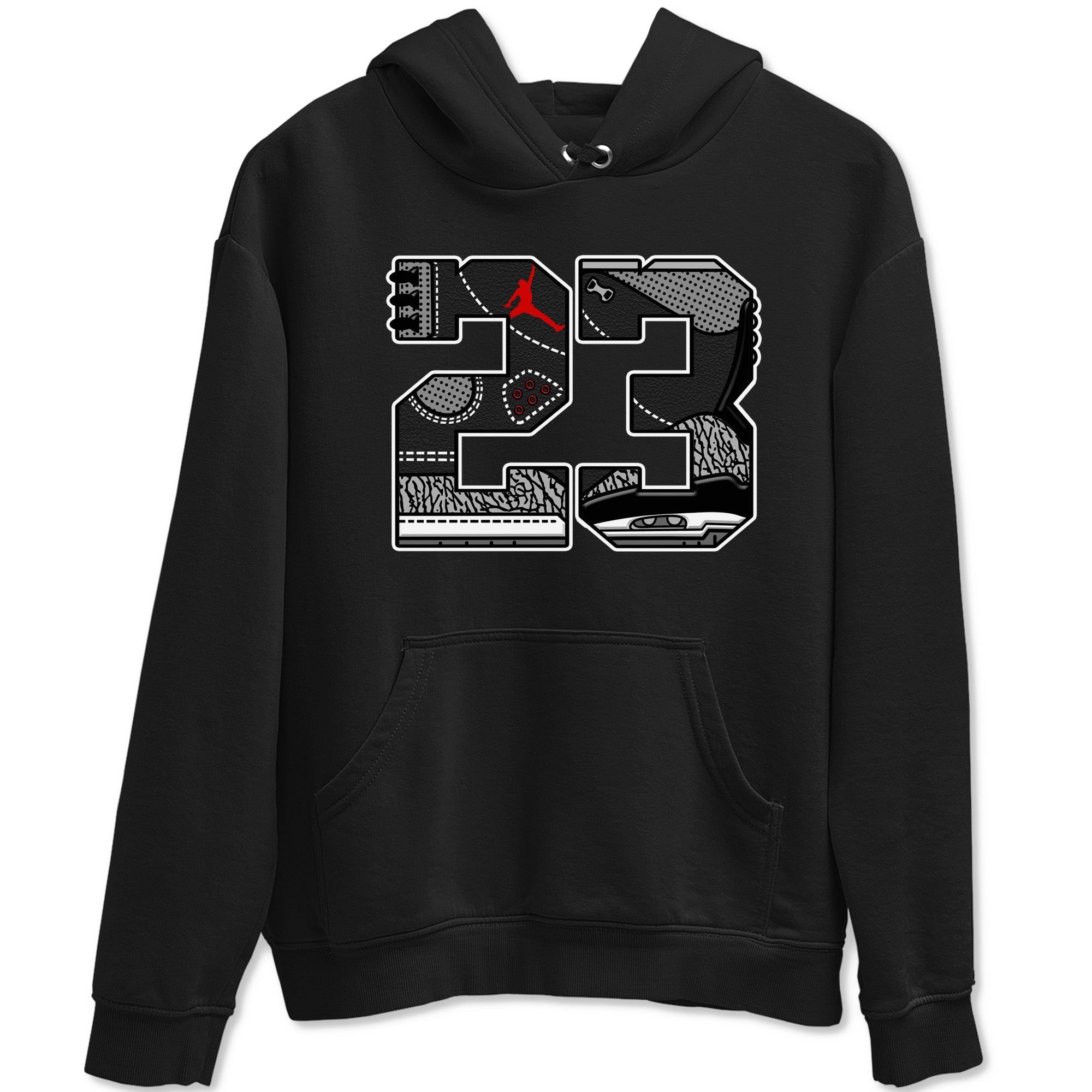 23 snkmatch Tees - Air Jordan 3 Black Cement