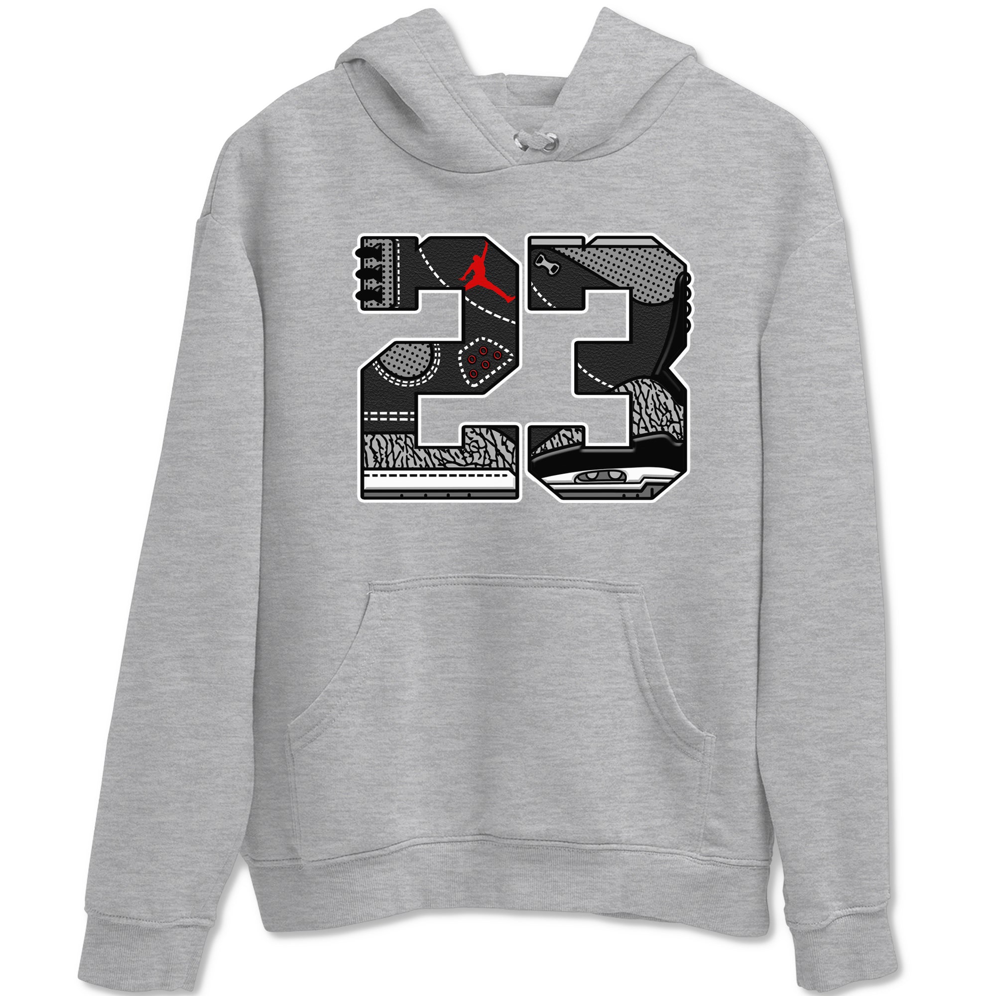 23 snkmatch Tees - Air Jordan 3 Black Cement
