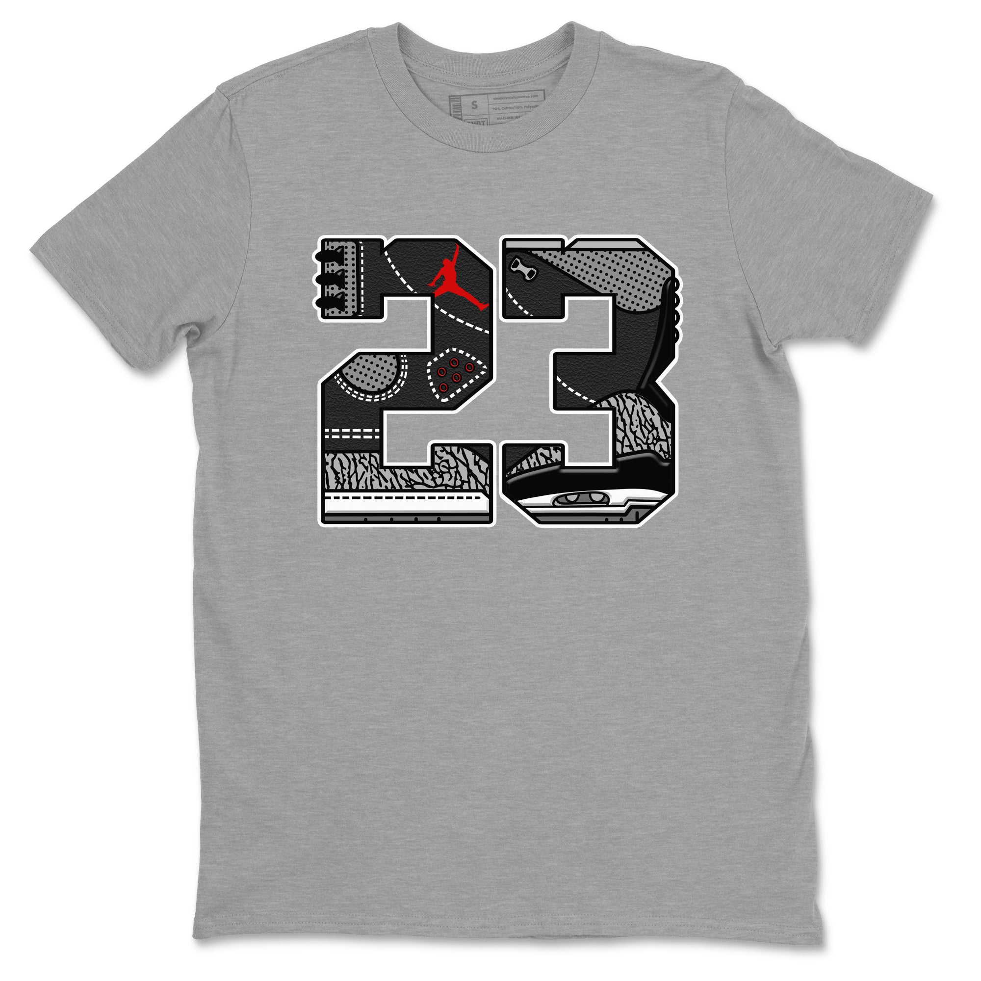 23 snkmatch Tees - Air Jordan 3 Black Cement