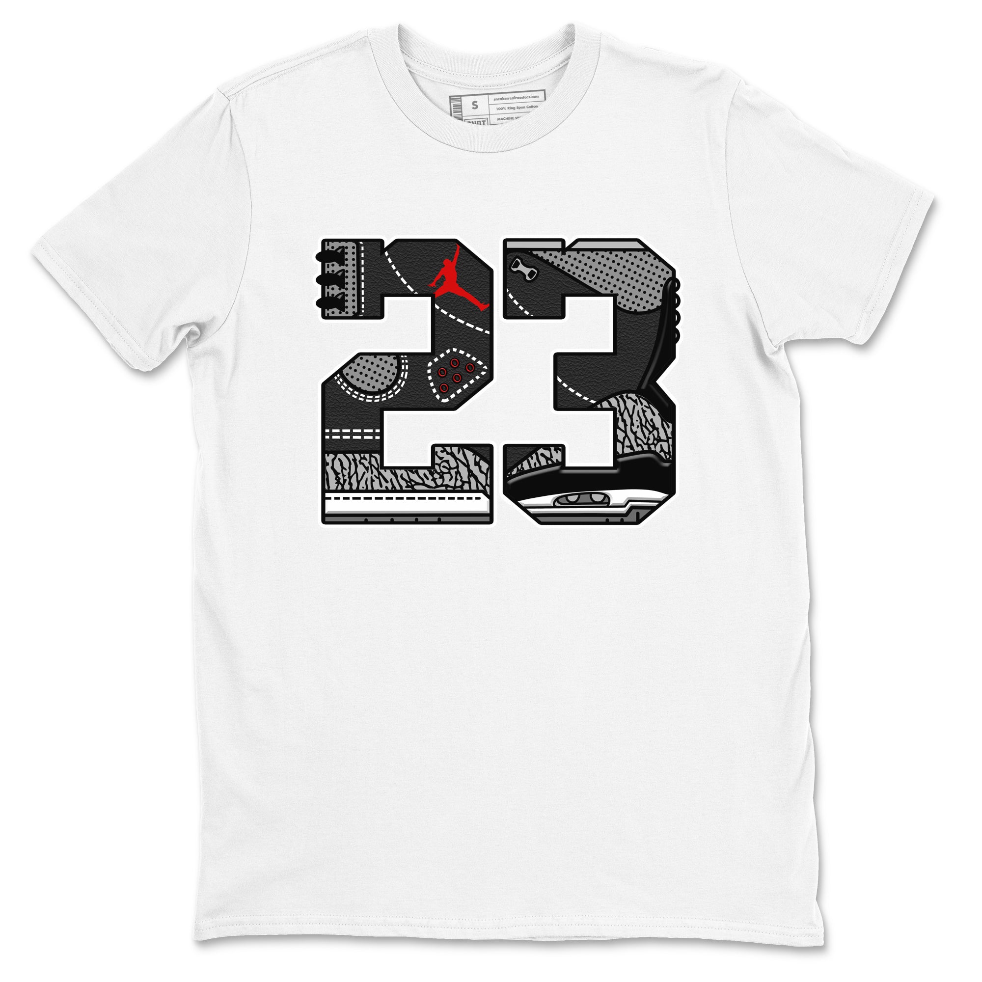 23 snkmatch Tees - Air Jordan 3 Black Cement