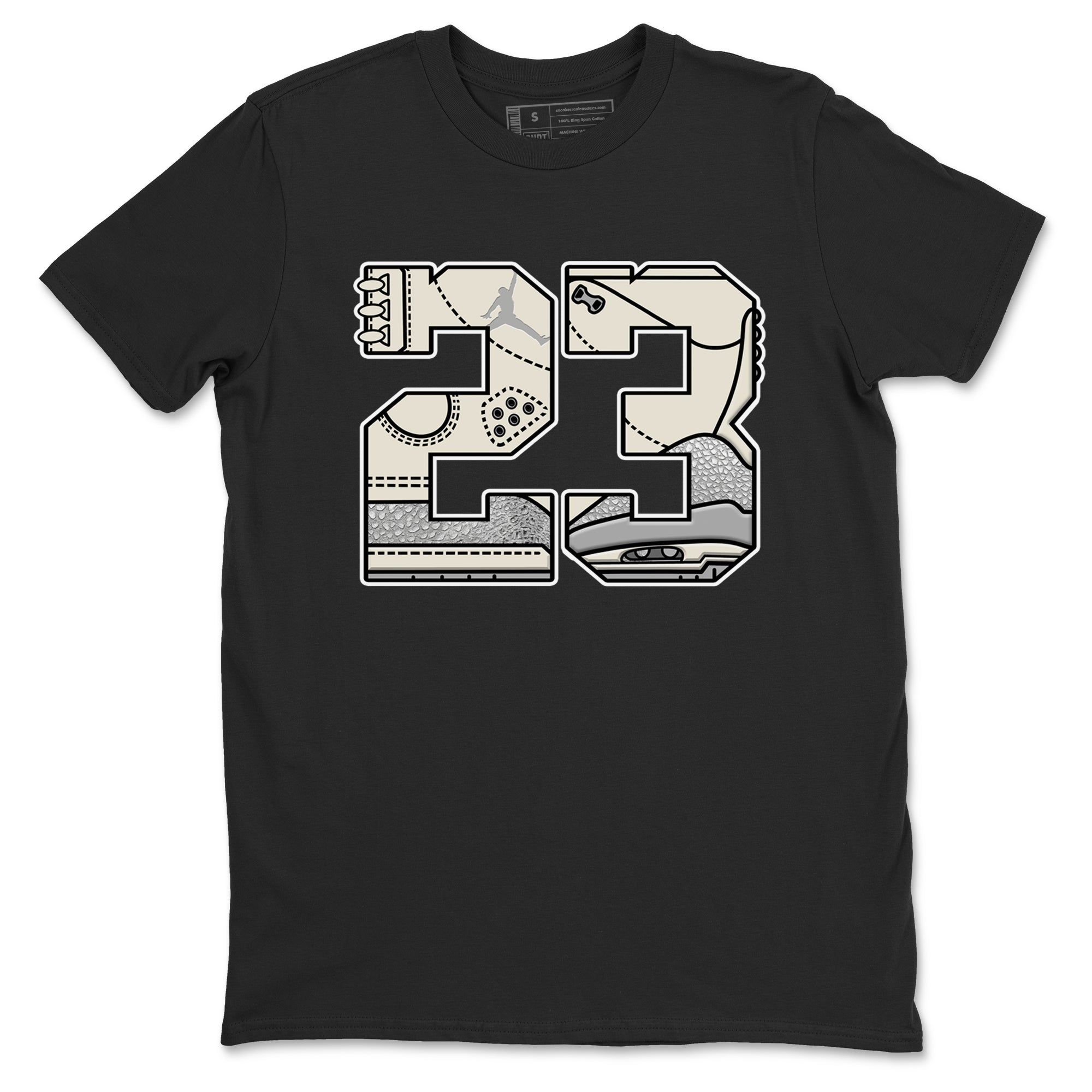 23 snkmatch Tees - Air Jordan 3 Sail and Cement Grey