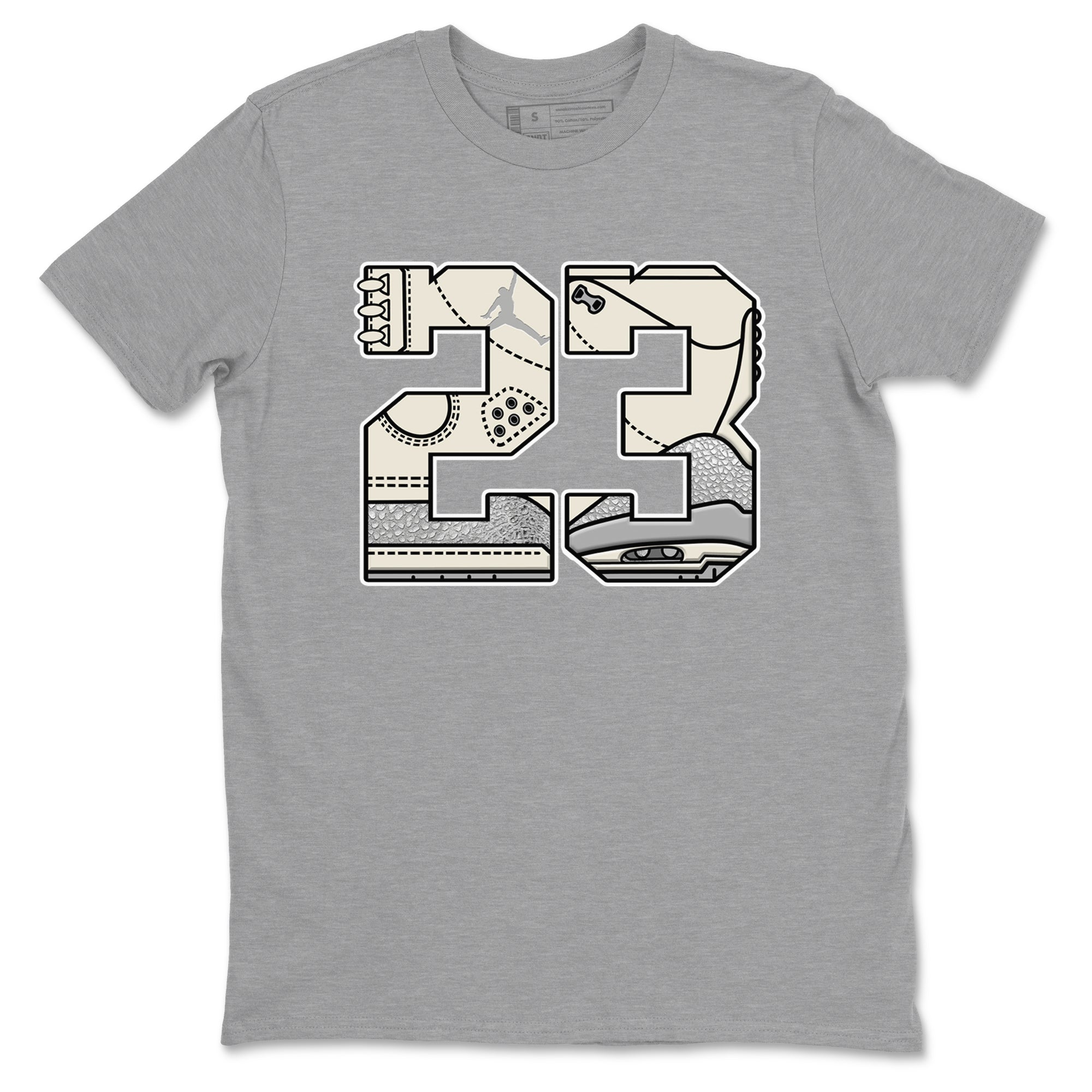 23 snkmatch Tees - Air Jordan 3 Sail and Cement Grey