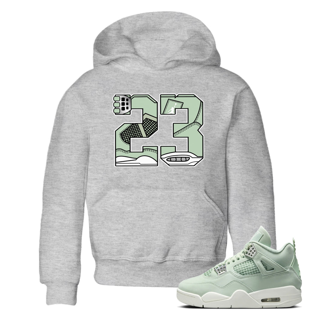 23 snkmatch Tees Kids - Air Jordan 4 Abundance