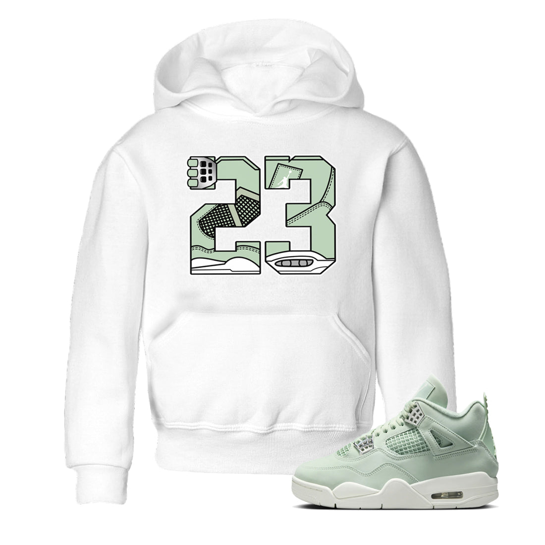 23 snkmatch Tees Kids - Air Jordan 4 Abundance