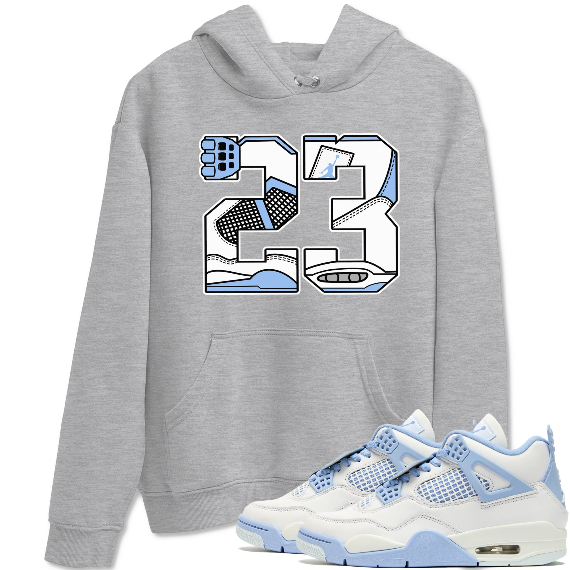 23 snkmatch Tees - Air Jordan 4 Aluminum