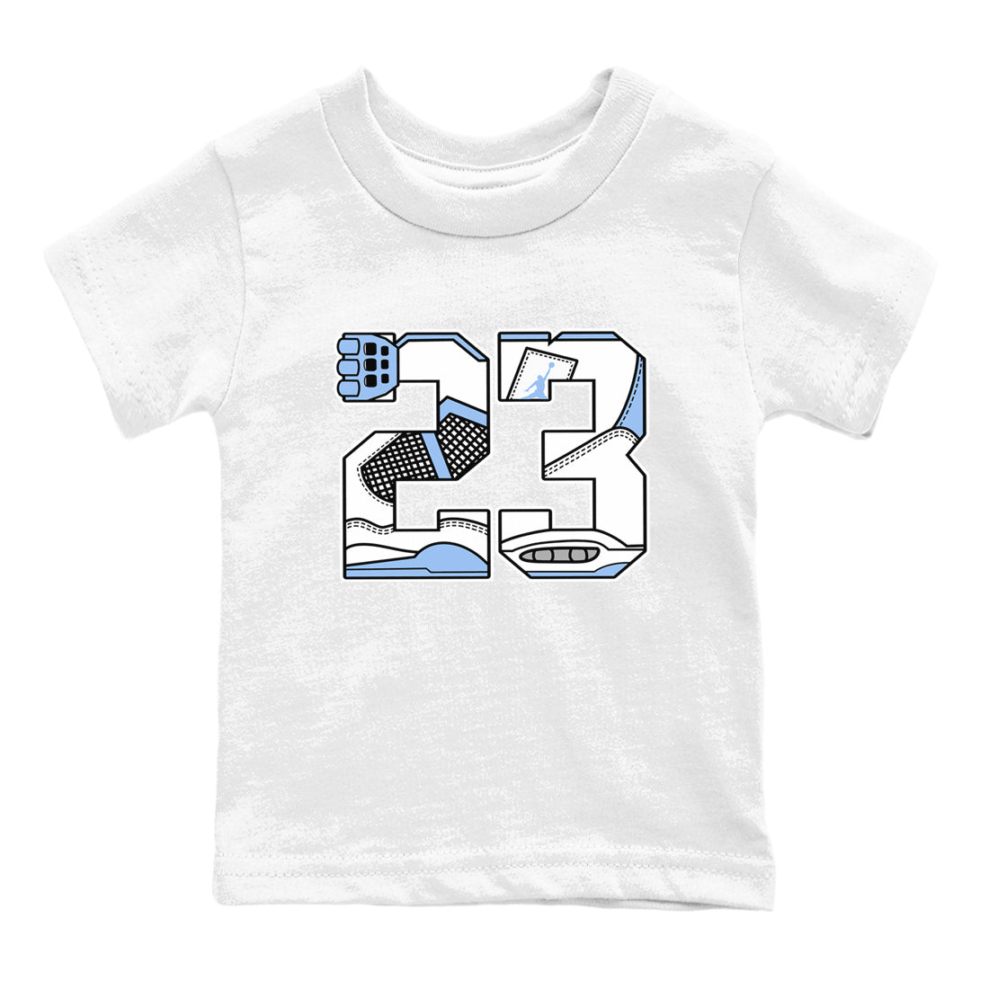 23 snkmatch Tees Kids - Air Jordan 4 Aluminum