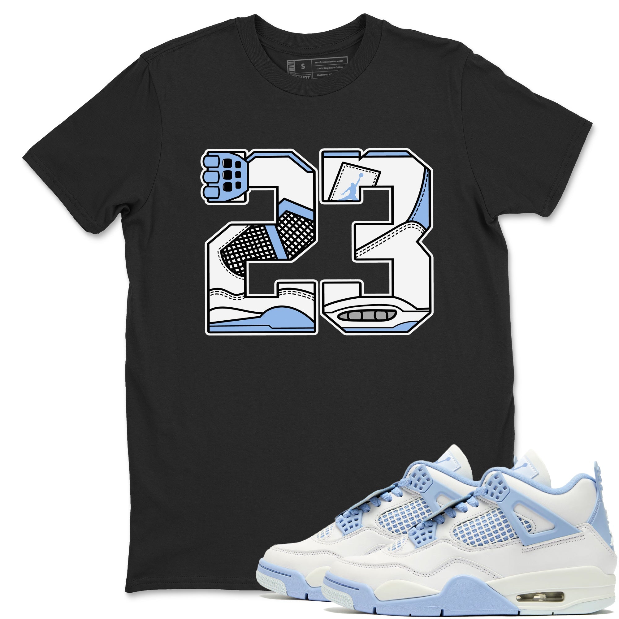 23 snkmatch Tees - Air Jordan 4 Aluminum