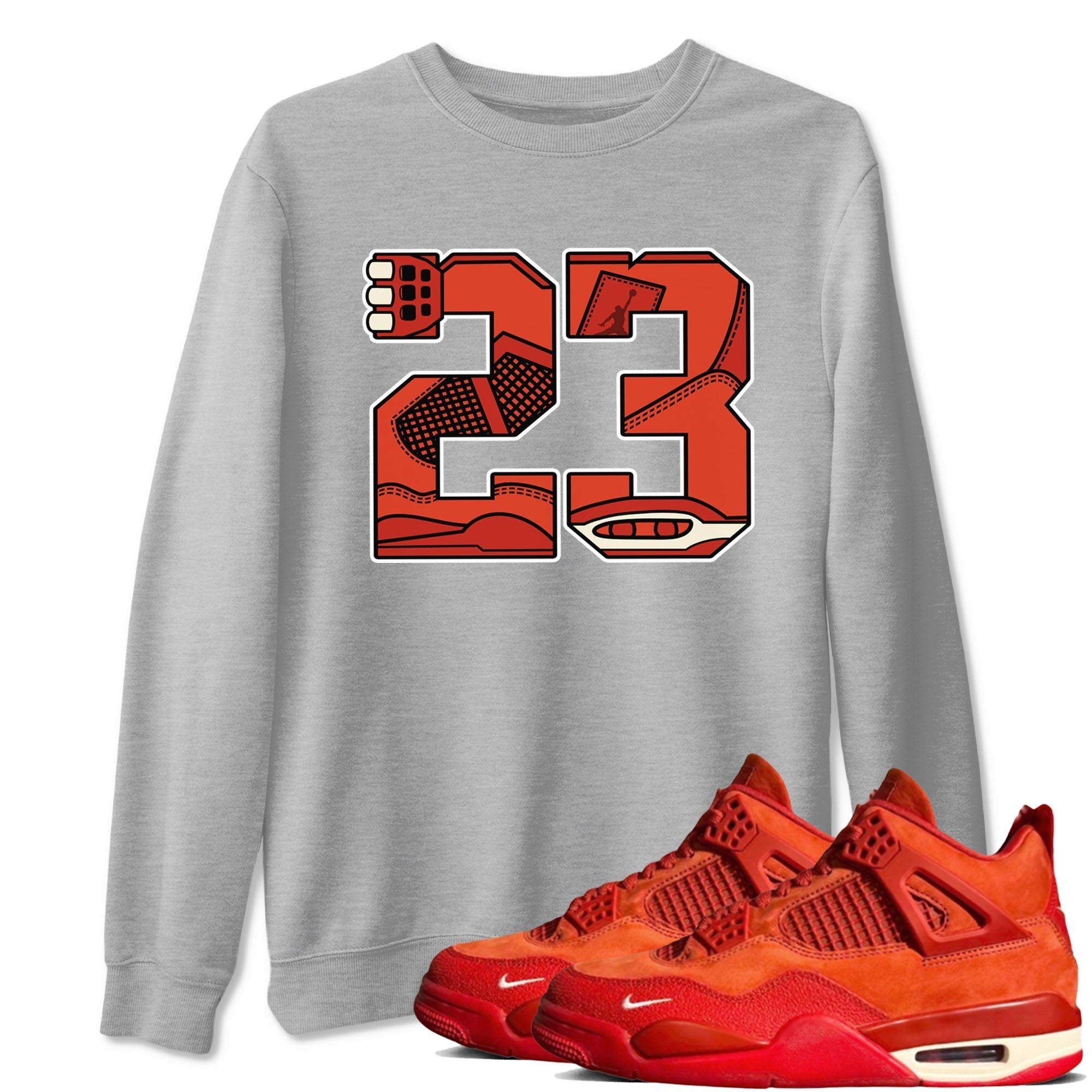 23 snkmatch Tees - Air Jordan 4 Brick By Brick