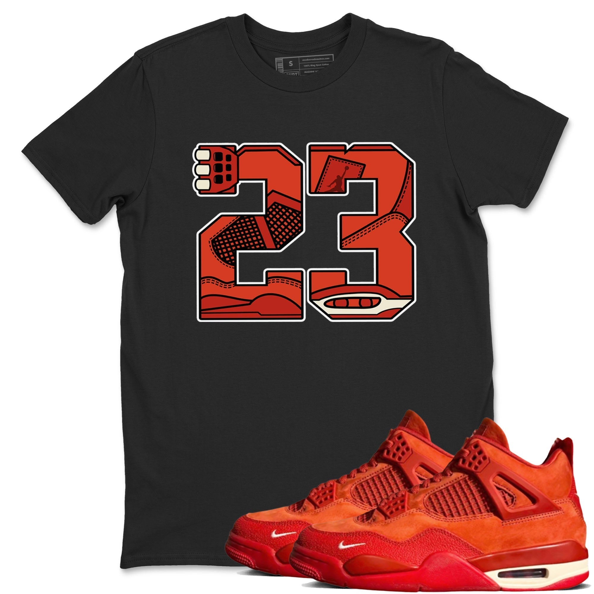 23 snkmatch Tees - Air Jordan 4 Brick By Brick