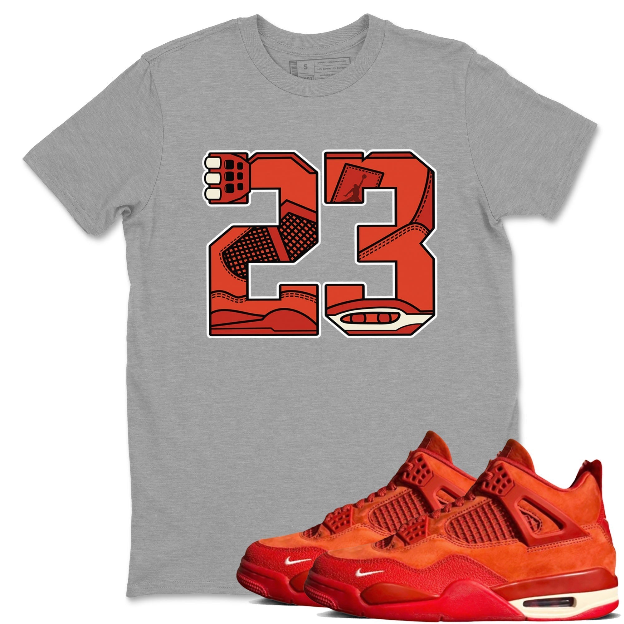 23 snkmatch Tees - Air Jordan 4 Brick By Brick