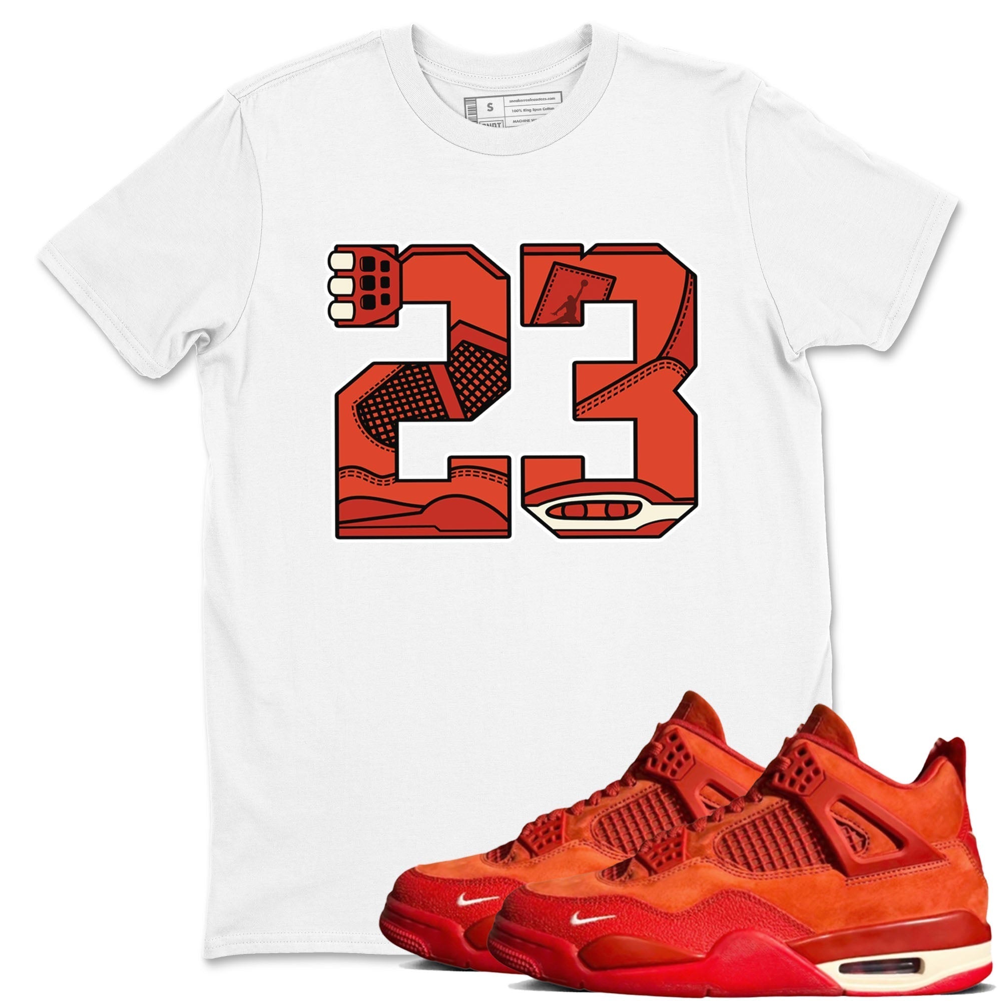 23 snkmatch Tees - Air Jordan 4 Brick By Brick