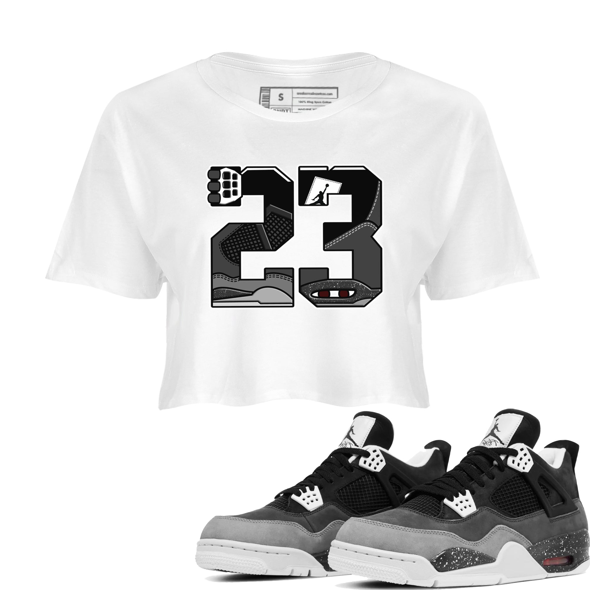 23 snkmatch Women's Top - Air Jordan 4 Fear