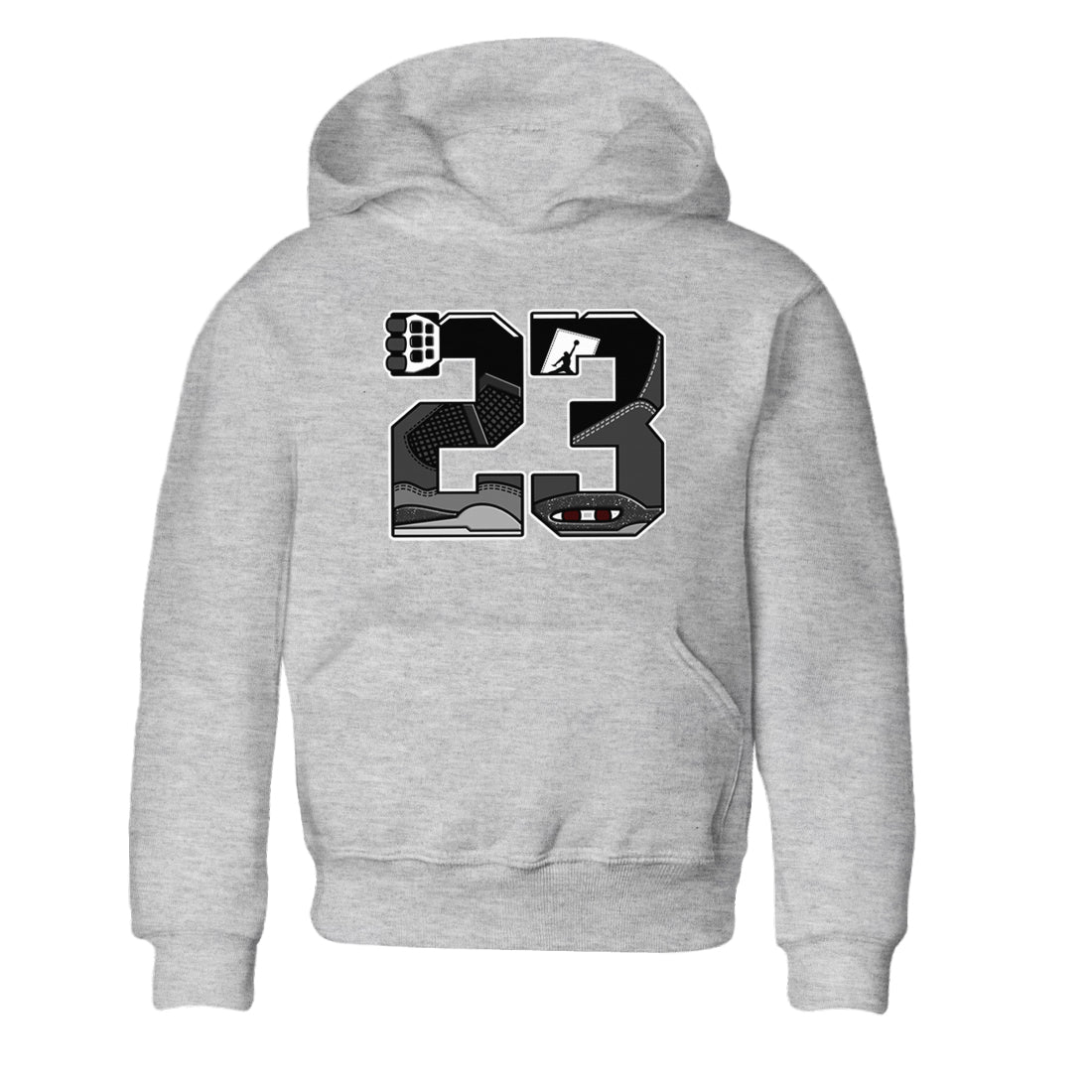 23 snkmatch Tees Kids - Air Jordan 4 Fear