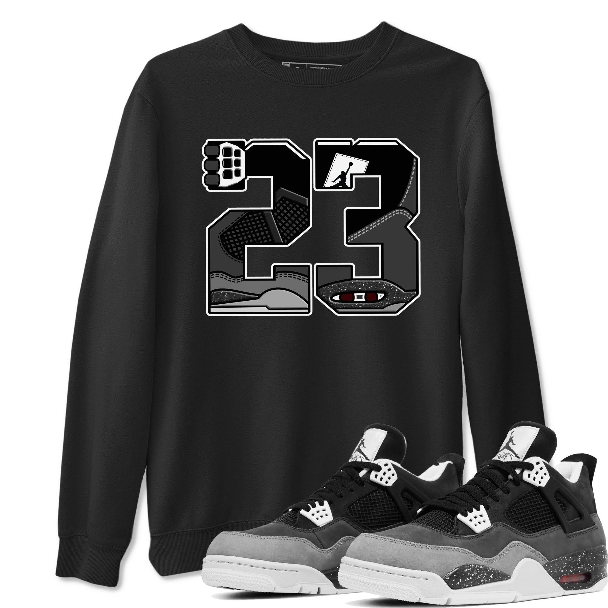 23 snkmatch Tees - Air Jordan 4 Fear