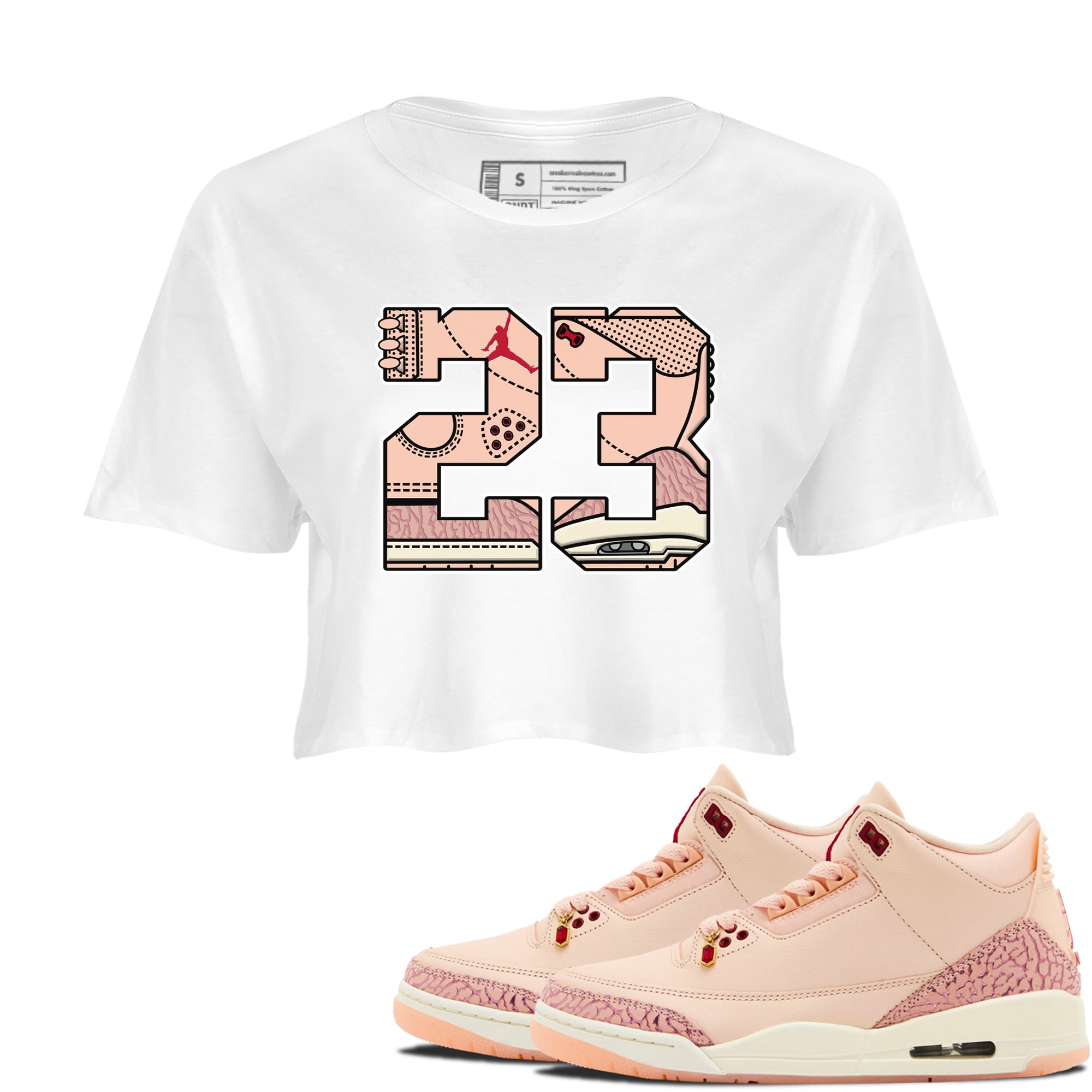 23 snkmatch Women's Top - Air Jordan 3 Valentines Day