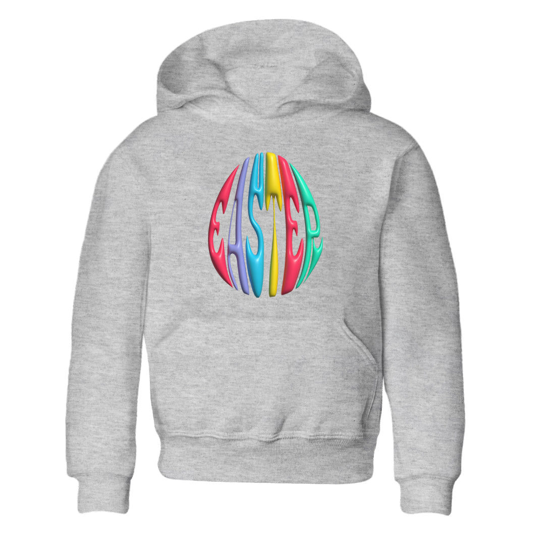 3D Easter Typo Kids Tops - Dunk Easter Candy