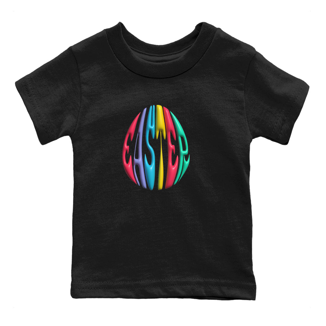 3D Easter Typo Kids Tops - Dunk Easter Candy