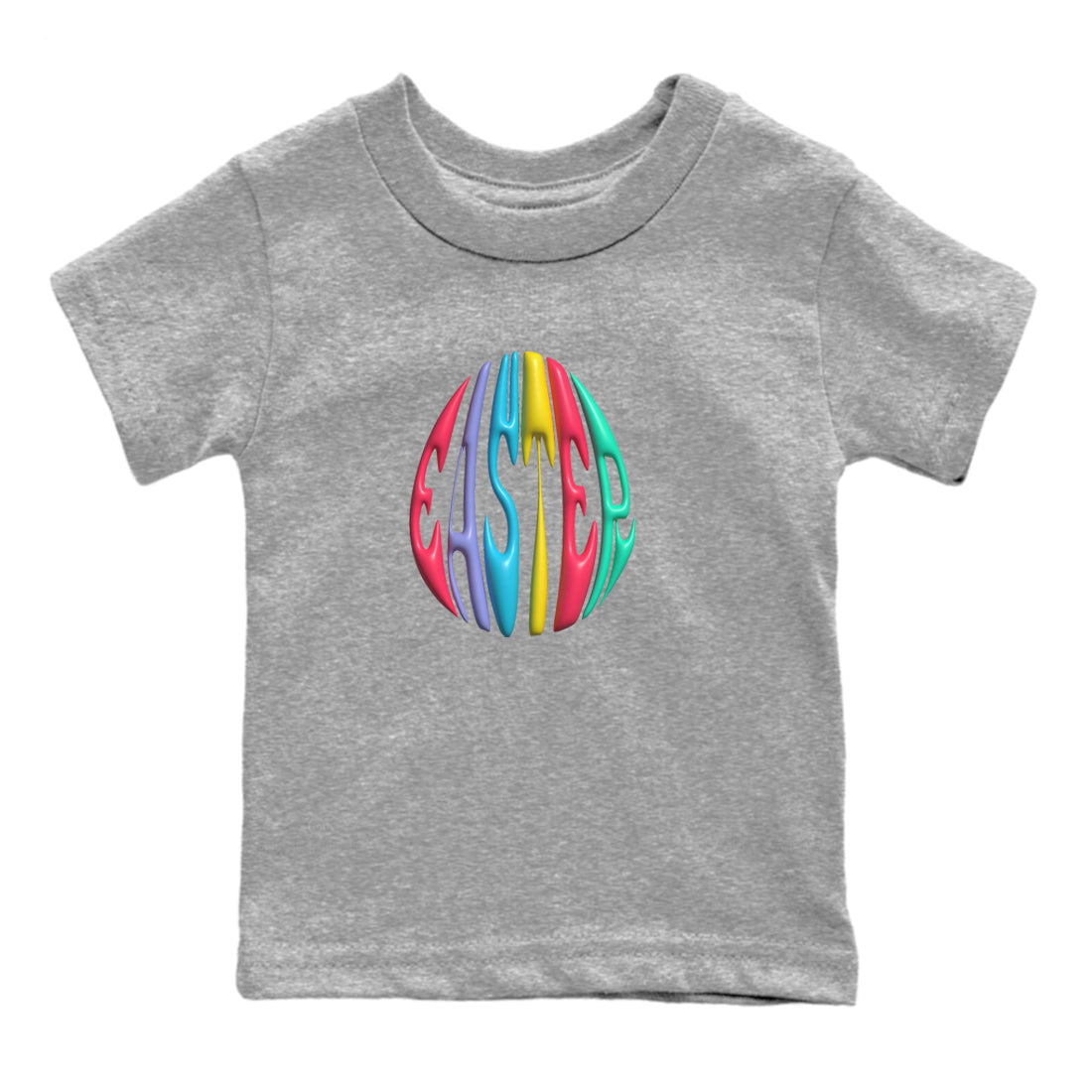 3D Easter Typo Kids Tops - Dunk Easter Candy