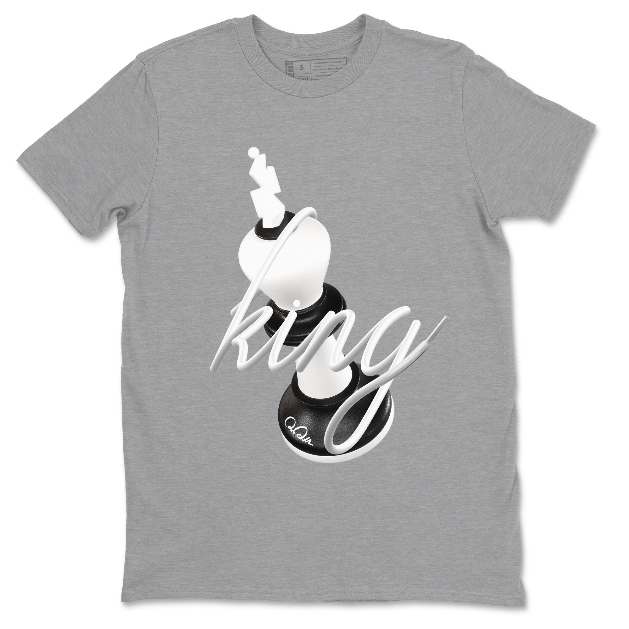 3D King snkmatch Tees - Air Jordan 1 Black White