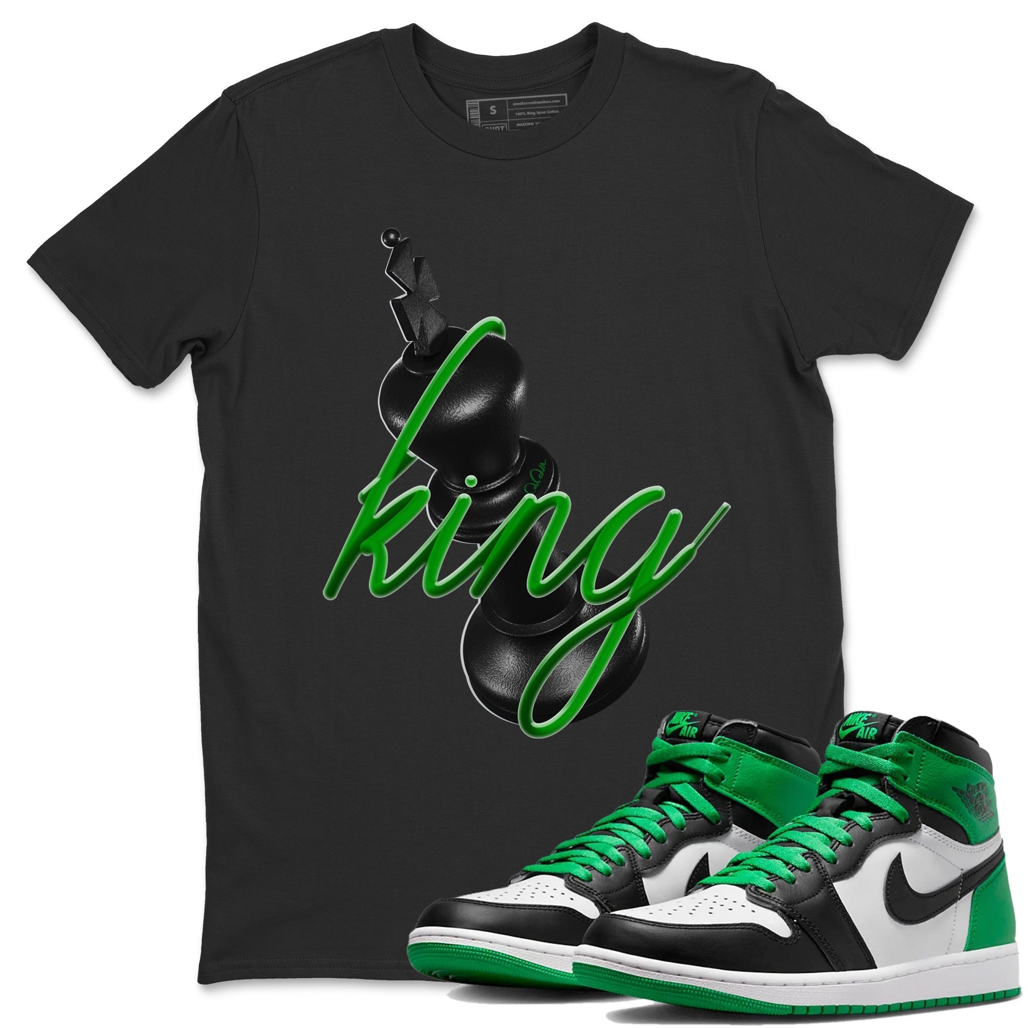 3D King Unisex Tops - Air Jordan 1 Celtics