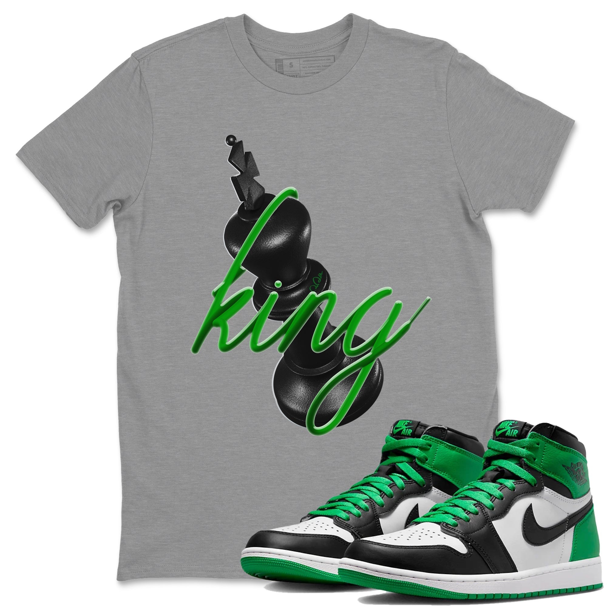 3D King Unisex Tops - Air Jordan 1 Celtics