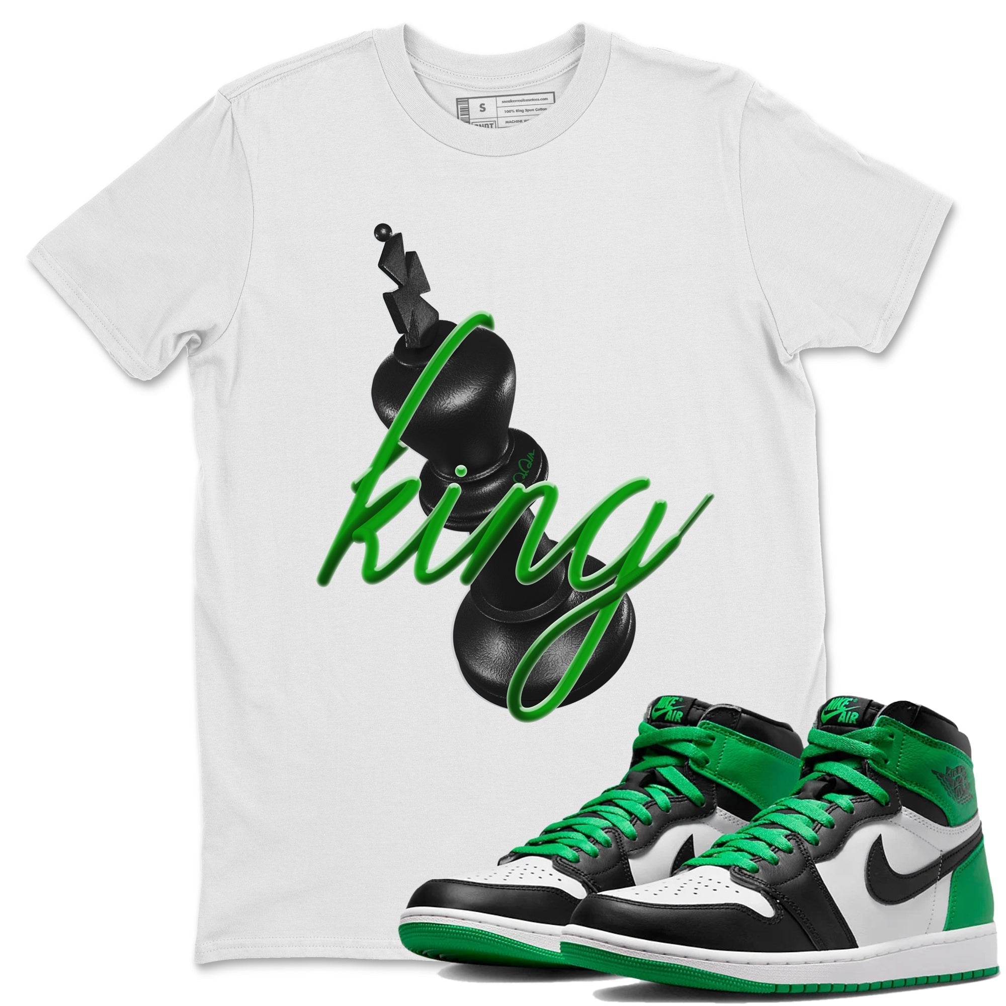 3D King Unisex Tops - Air Jordan 1 Celtics
