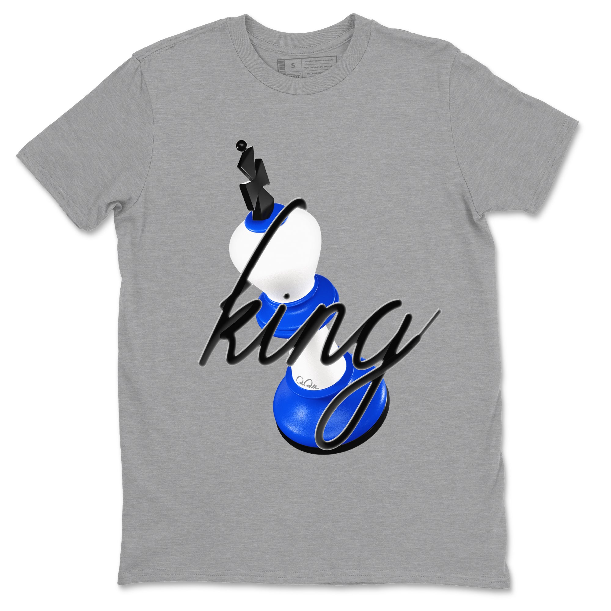 3D King snkmatch Tees - Air Jordan 1 Game Royal