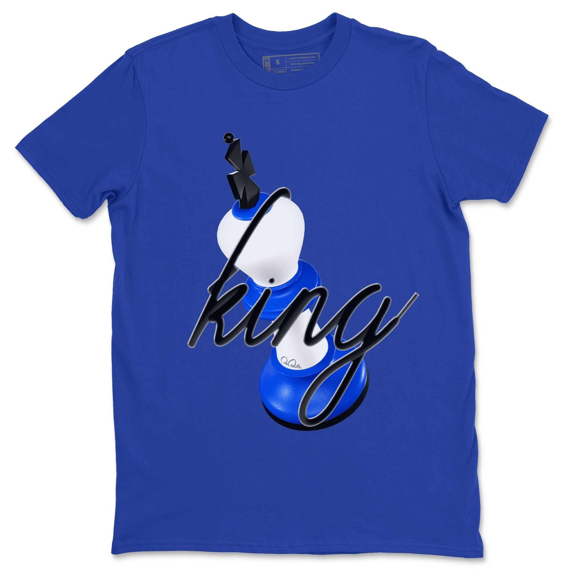 3D King snkmatch Tees - Air Jordan 1 Game Royal