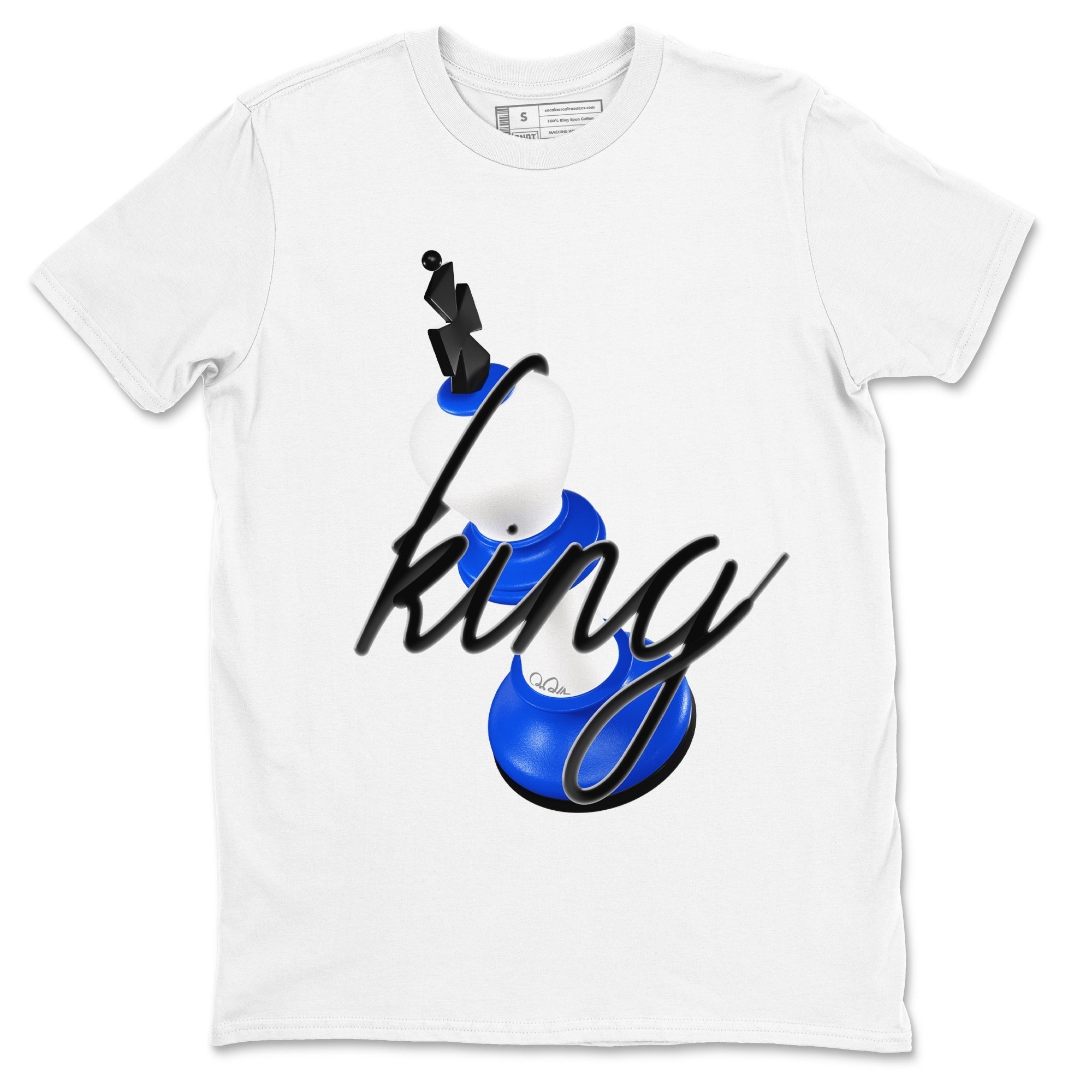 3D King snkmatch Tees - Air Jordan 1 Game Royal