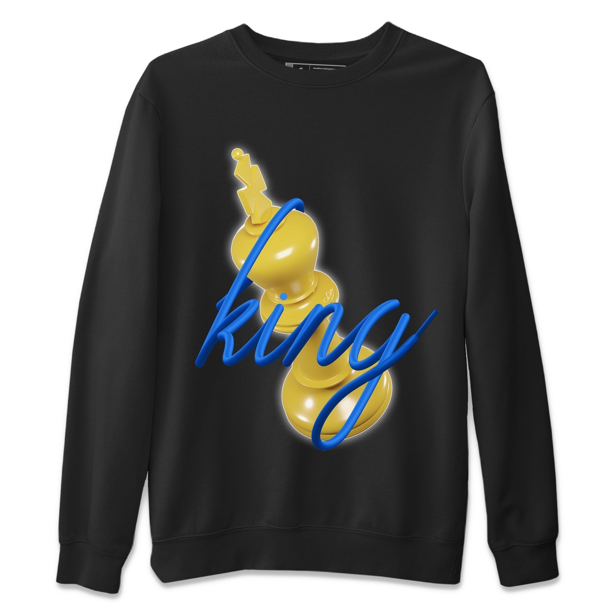 3D King Unisex Tops - Air Jordan 1 Game Royal Varsity Maize