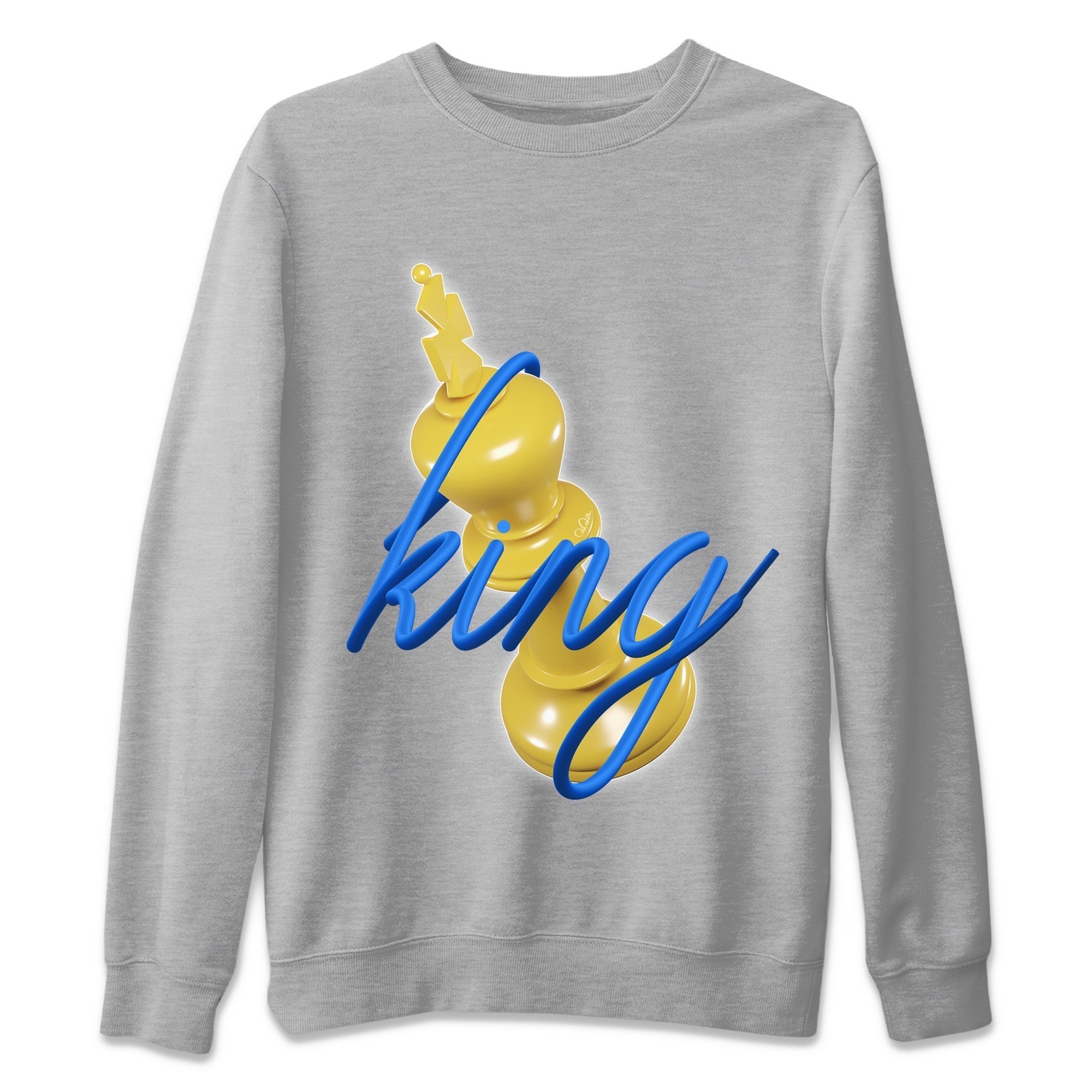 3D King Unisex Tops - Air Jordan 1 Game Royal Varsity Maize