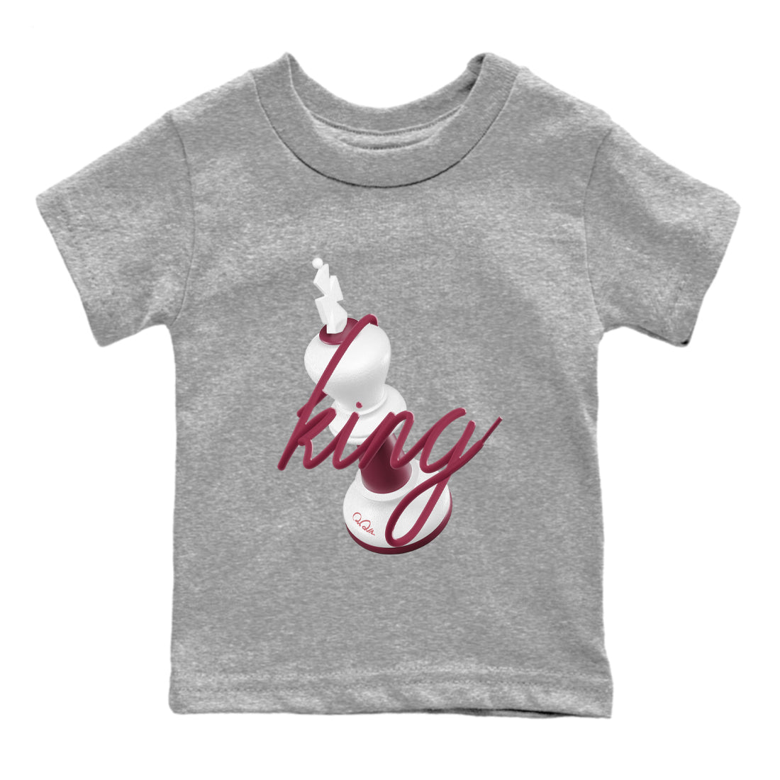 3D King snkmatch Tee Kids - Air Jordan 1 Metallic Burgundy