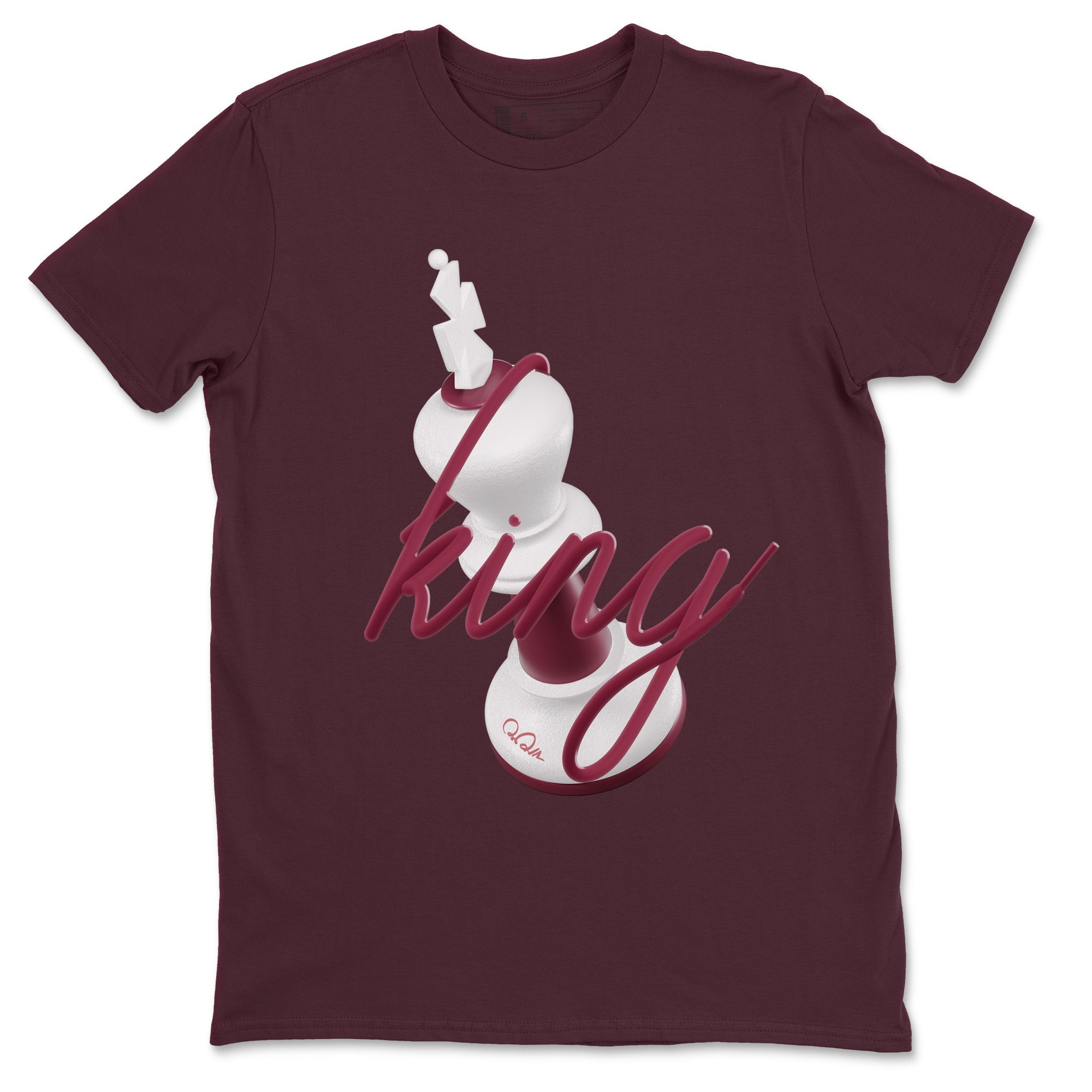 3D King snkmatch Tee - Air Jordan 1 Metallic Burgundy