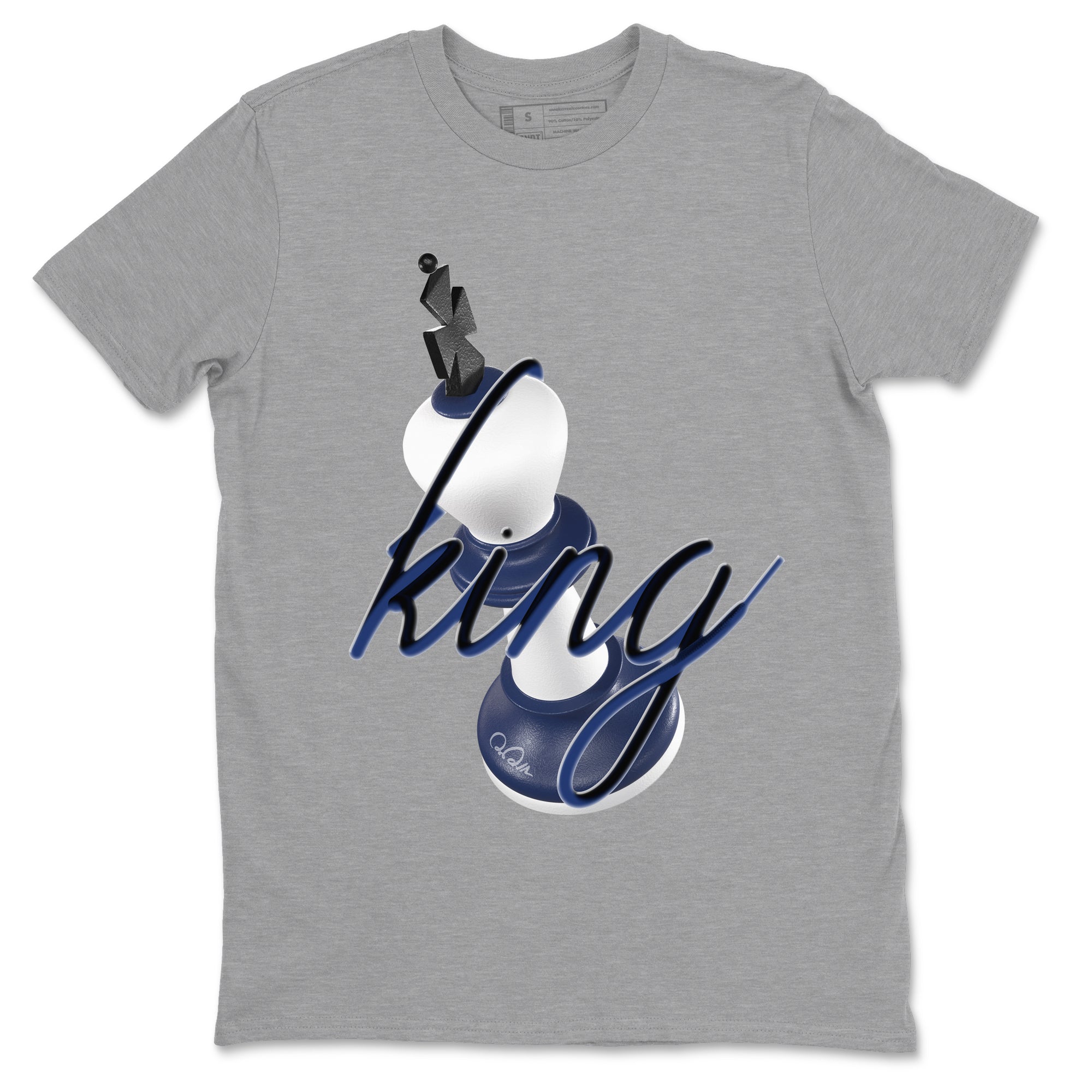 3D King snkmatch Tees - Air Jordan 1 Midnight Navy