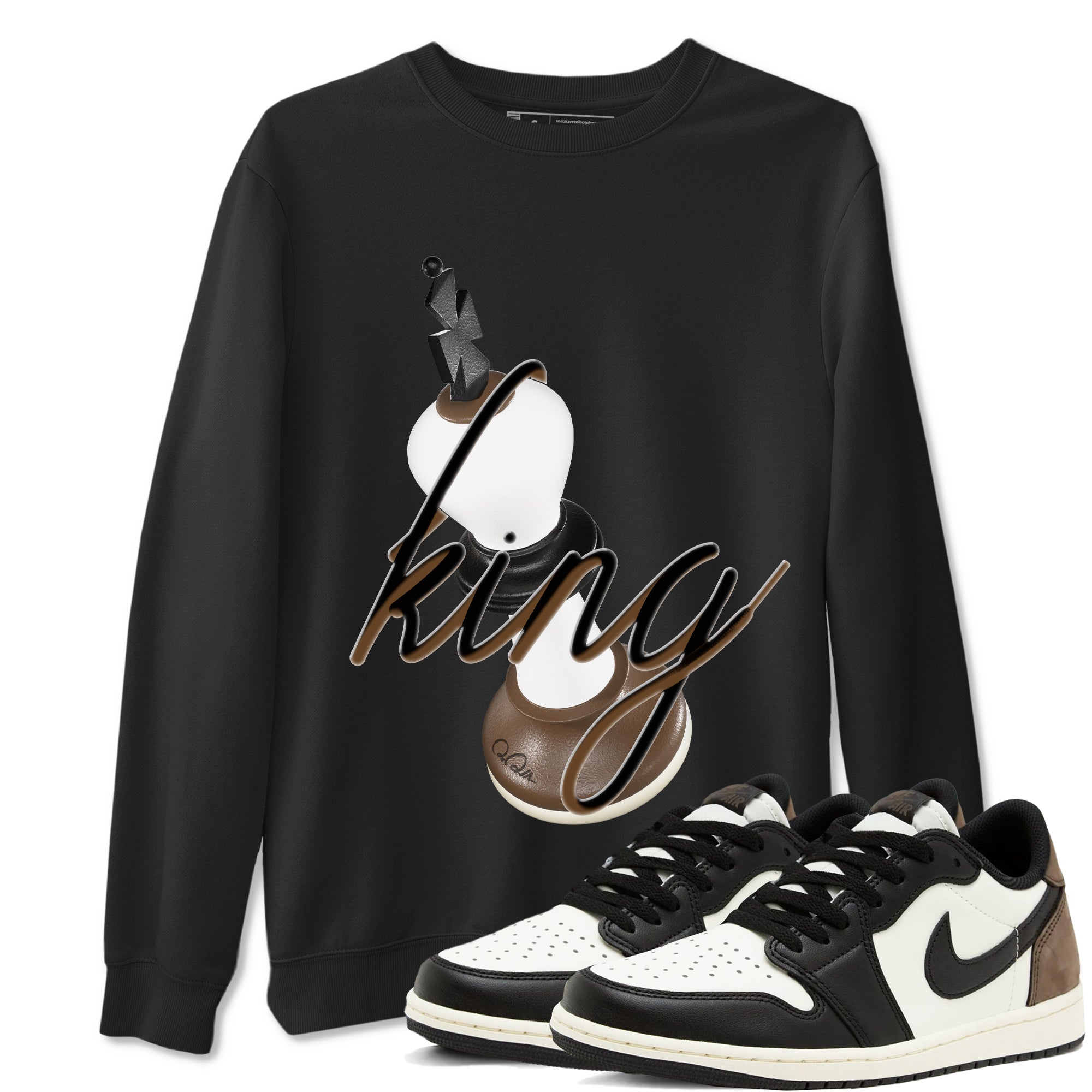 3D King snkmatch Tees - Air Jordan 1 Mocha