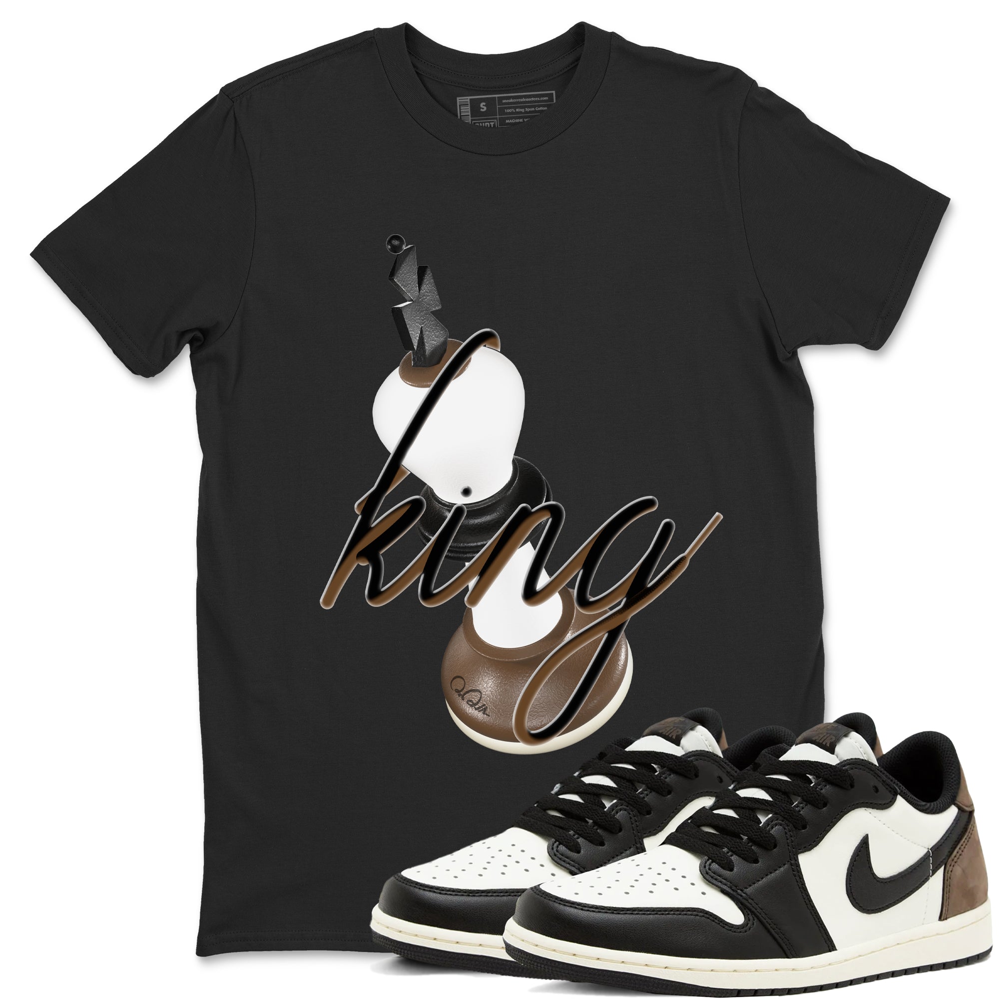 3D King snkmatch Tees - Air Jordan 1 Mocha