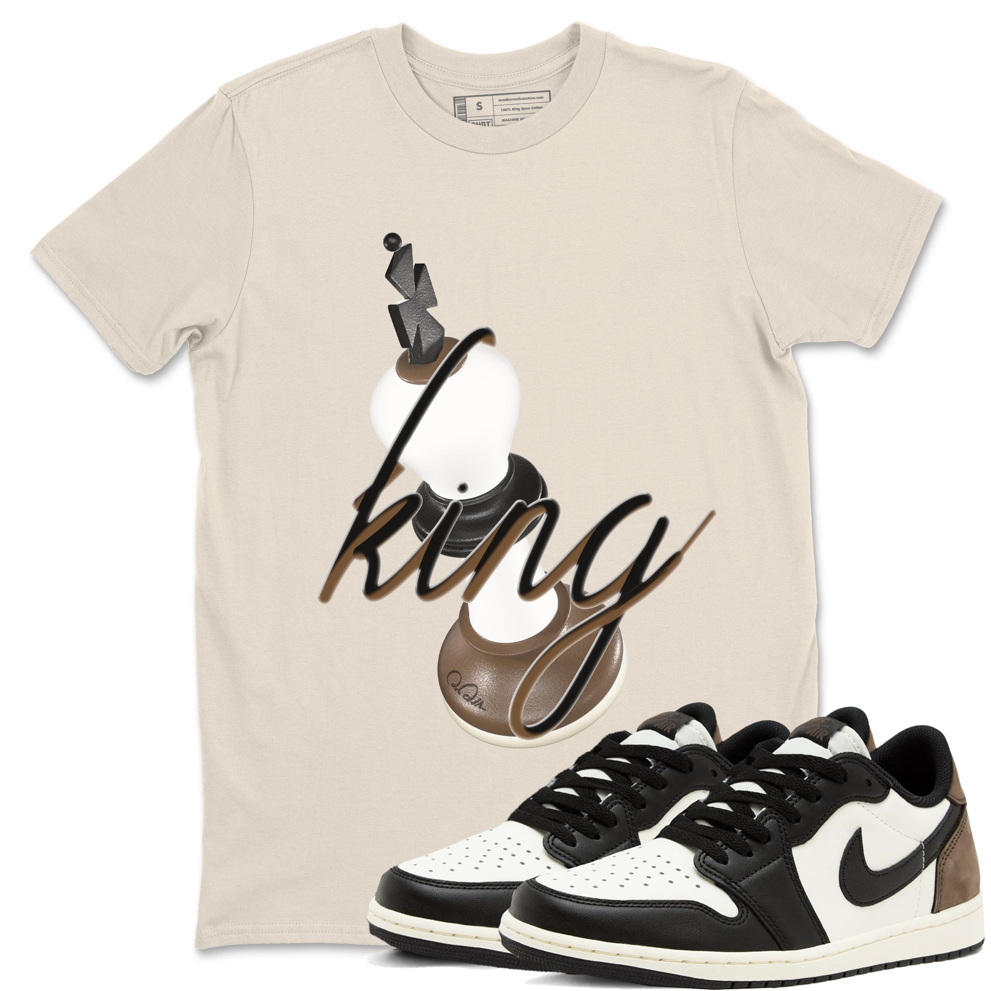 3D King snkmatch Tees - Air Jordan 1 Mocha