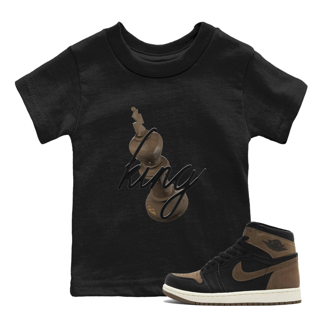 3D King snkmatch Tee Kids - Air Jordan 1 Palomino