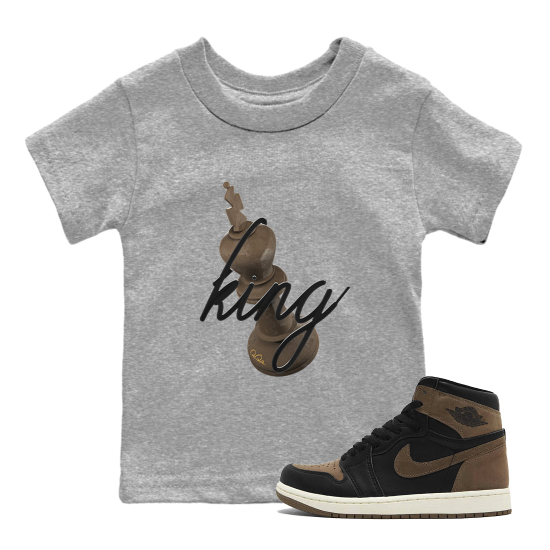 3D King snkmatch Tee Kids - Air Jordan 1 Palomino