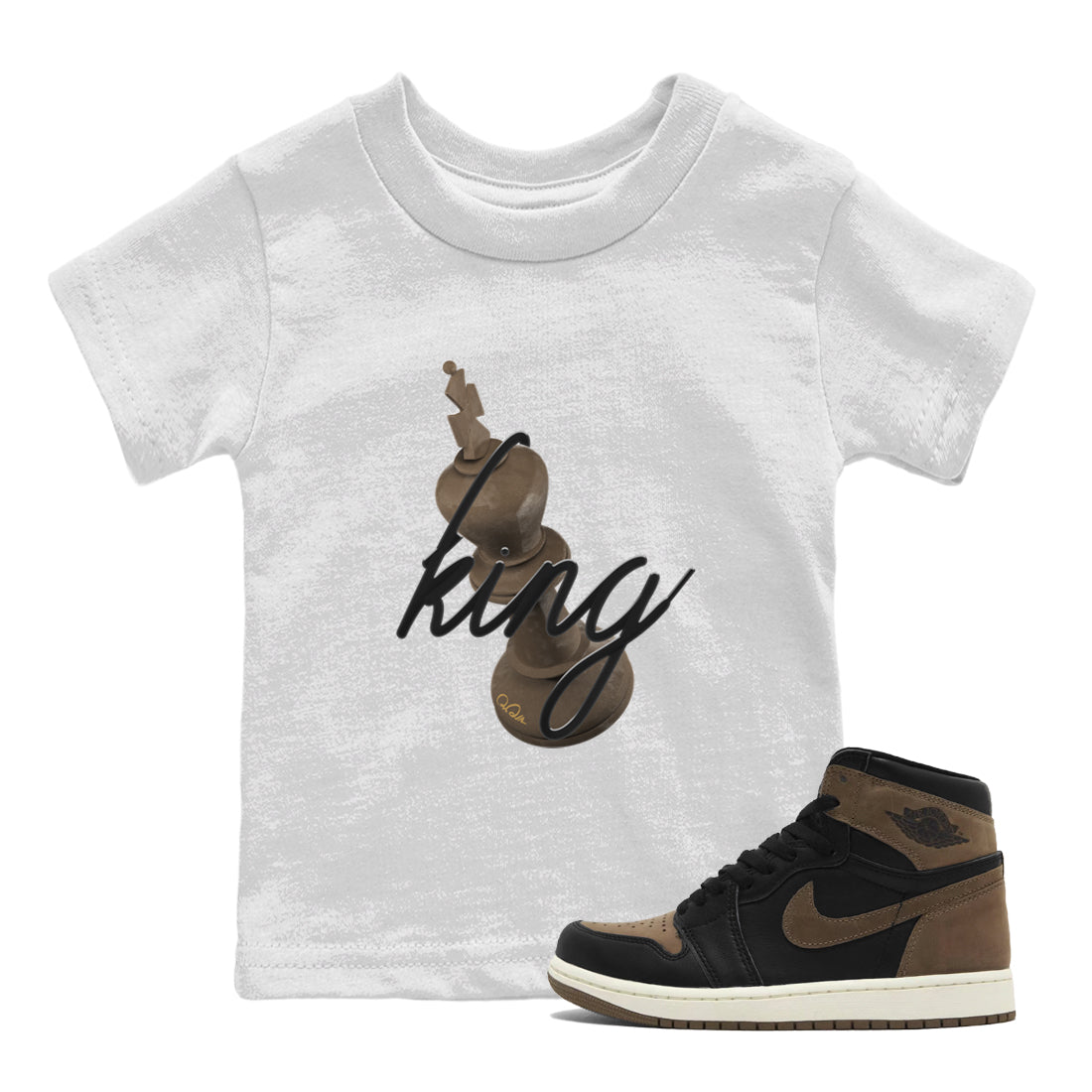 3D King snkmatch Tee Kids - Air Jordan 1 Palomino