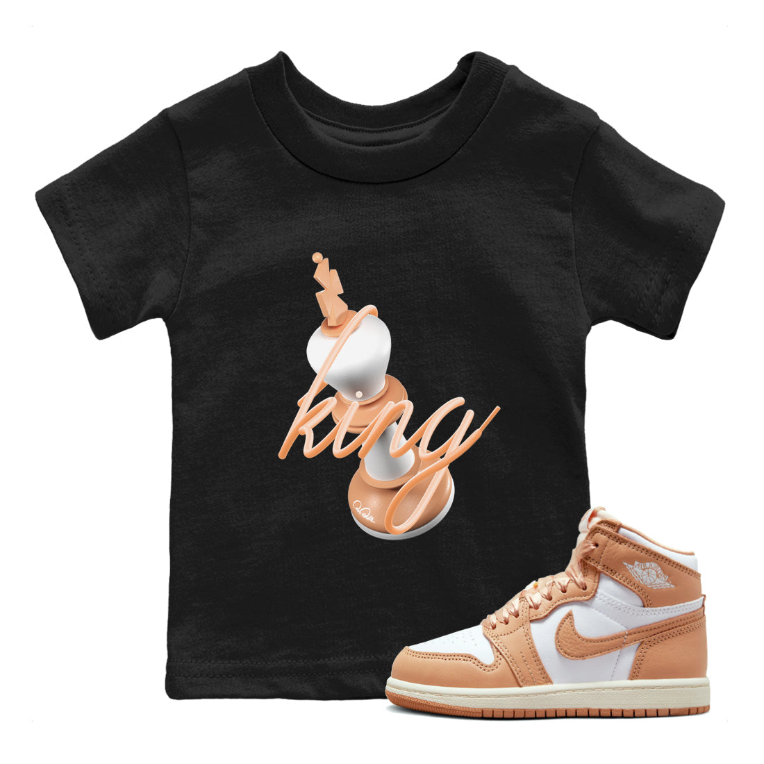3D King snkmatch Tee Kids - Air Jordan 1 Praline