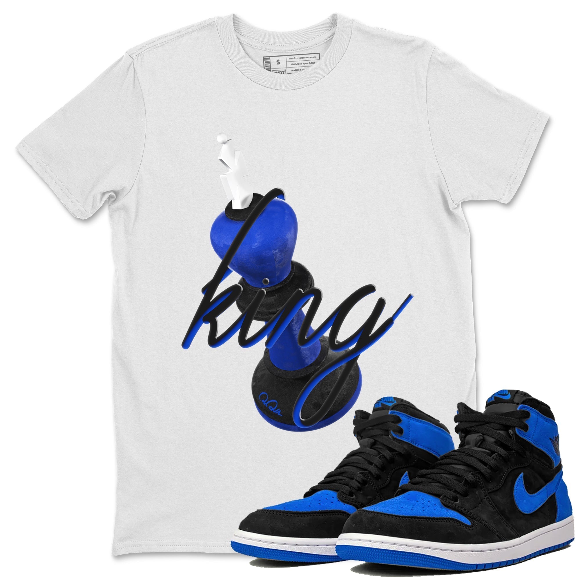 3D King snkmatch Tee - Air Jordan 1 Royal Reimagined